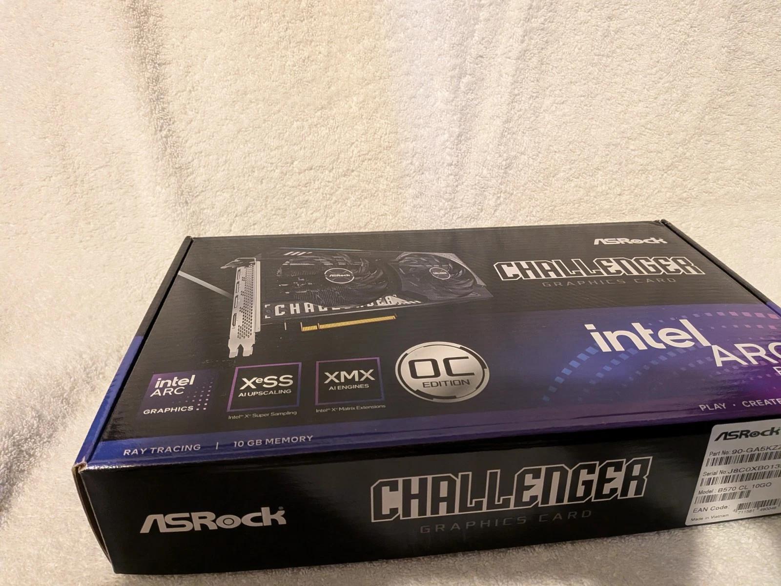 Asrock Challenger B 570 OC GPU with 10GB GDDR6
