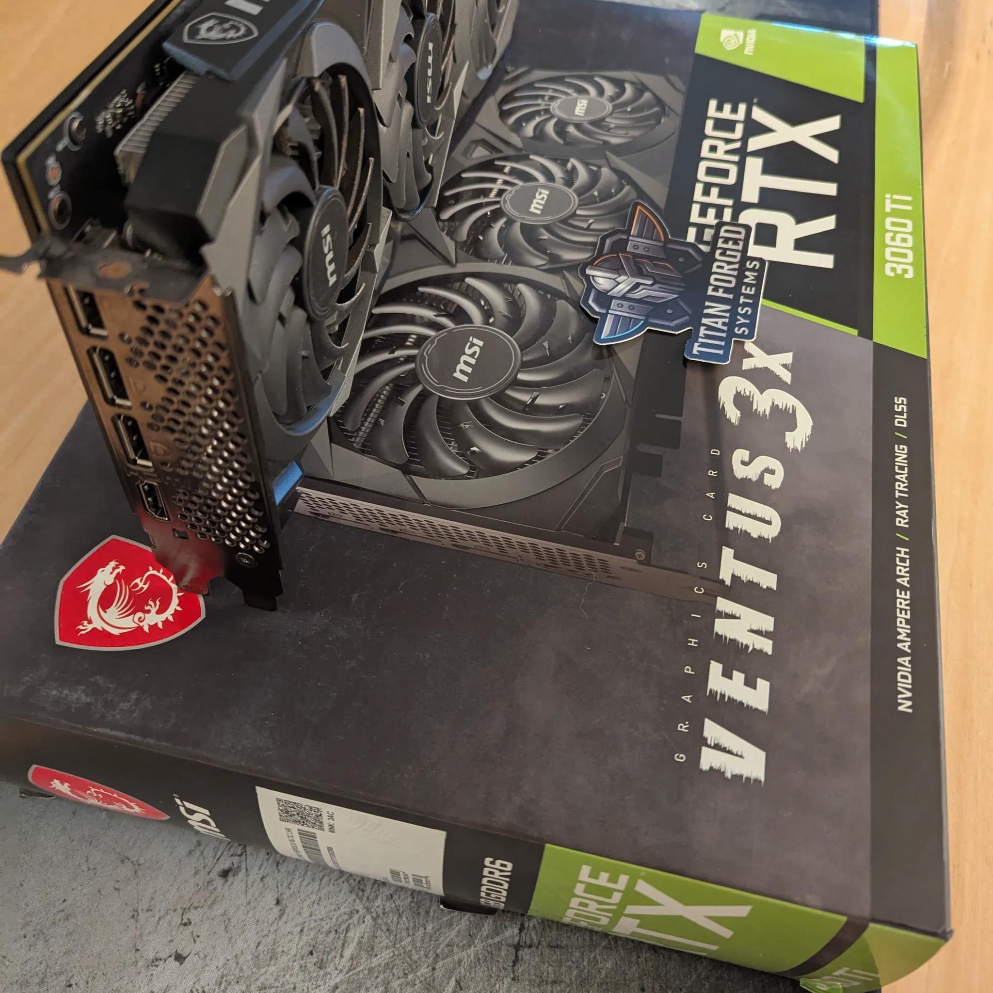 🌪️ MSI 3060 Ti VENTUS 3X OC – Triple-Fan Powerhouse | 8GB GDDR6 | Ampere Performance