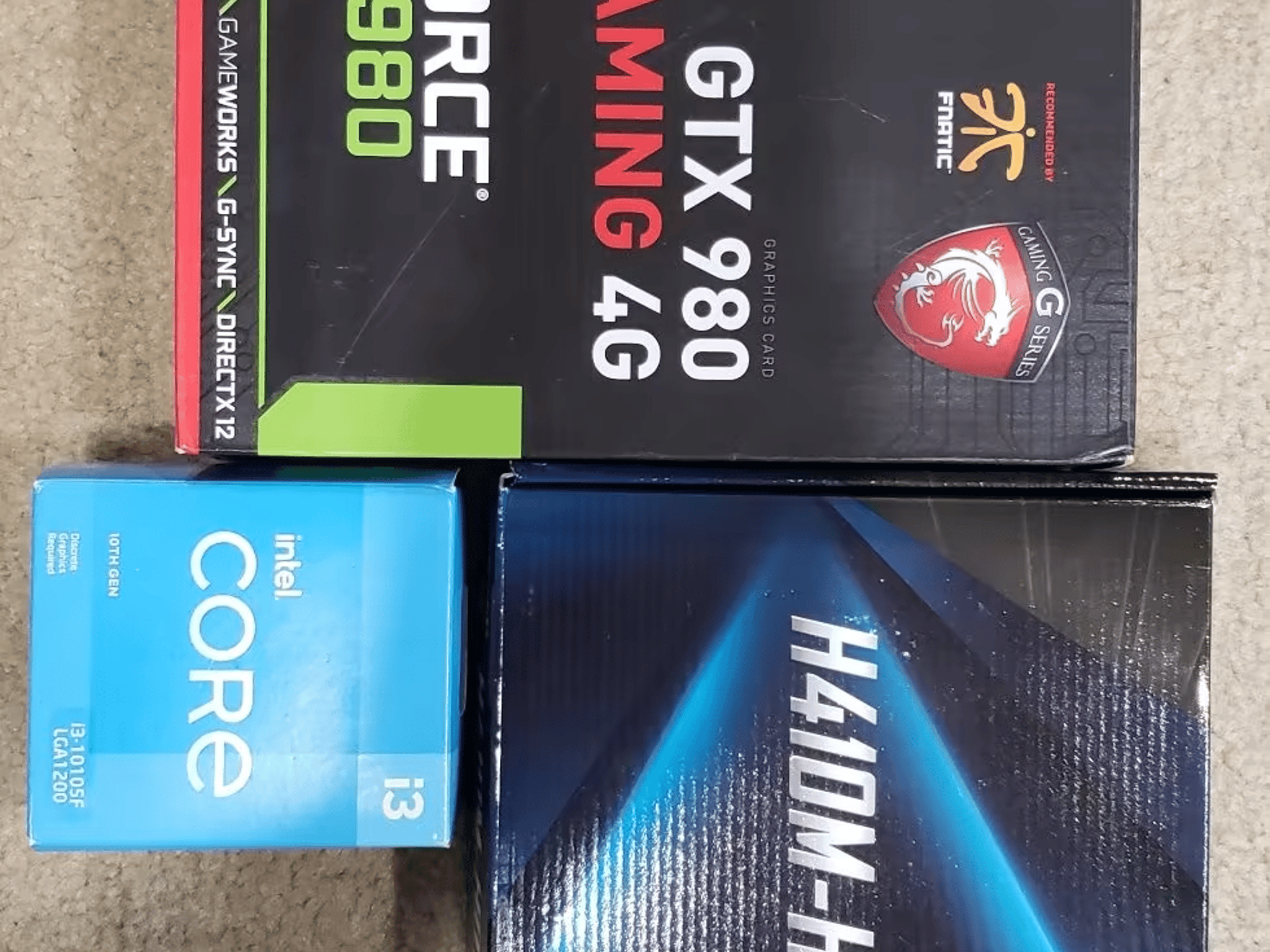 Gaming PC GTX980 and 10th Gen Intel 10105F with 16 GB DDR 4 memory