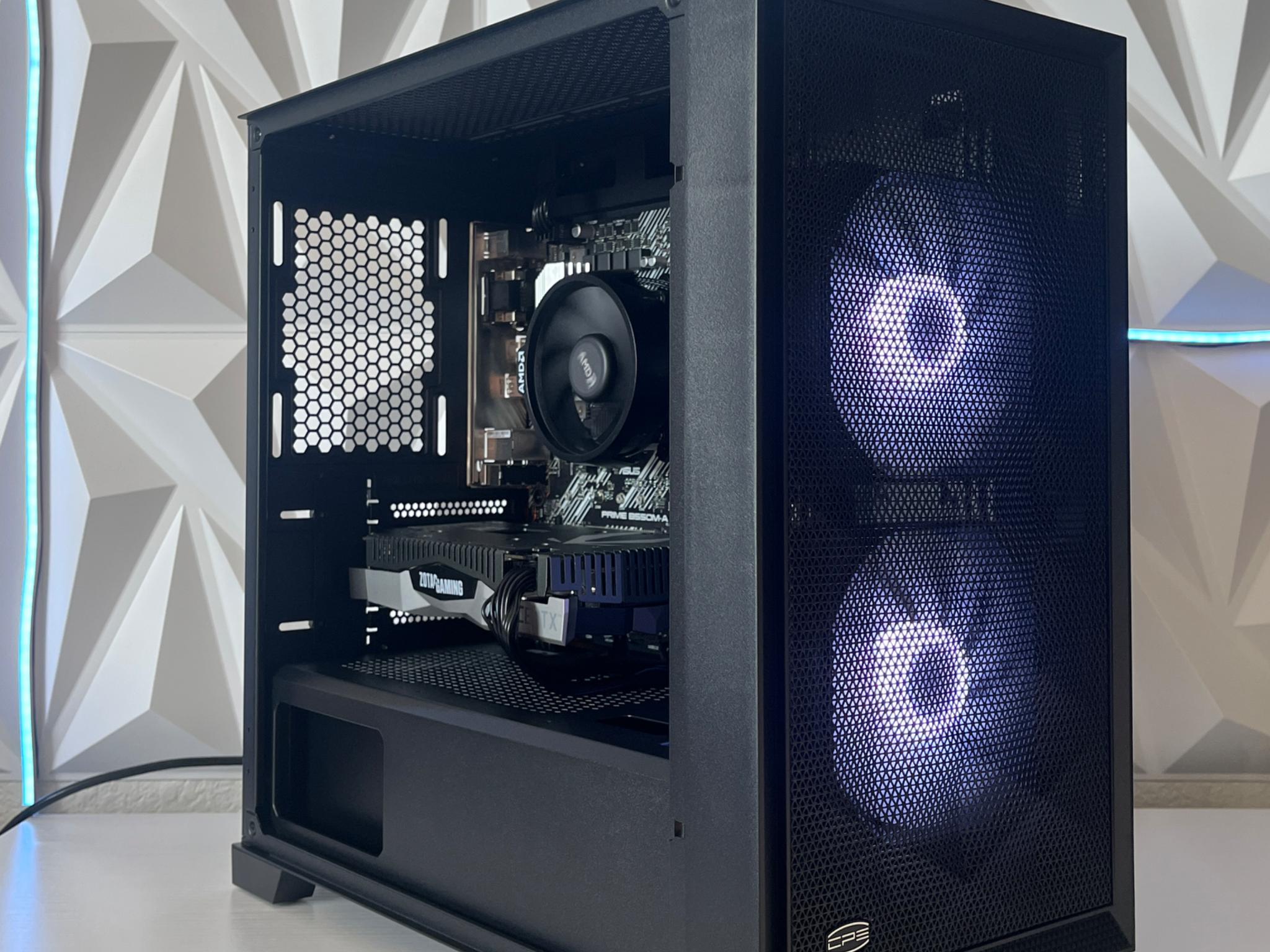 RTX 2060 SUPER 8GB, Ryzen 7 2700X, 16GB RAM | Black RGB Gaming Computer/PC