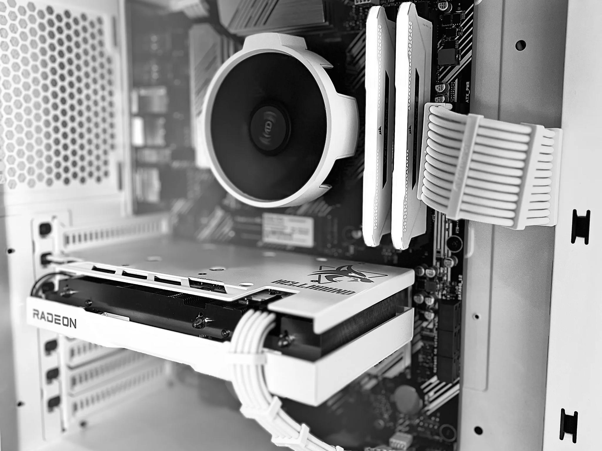 Ryzen 5 5600 | AMD Radeon RX 6650XT | White Theme Gaming PC