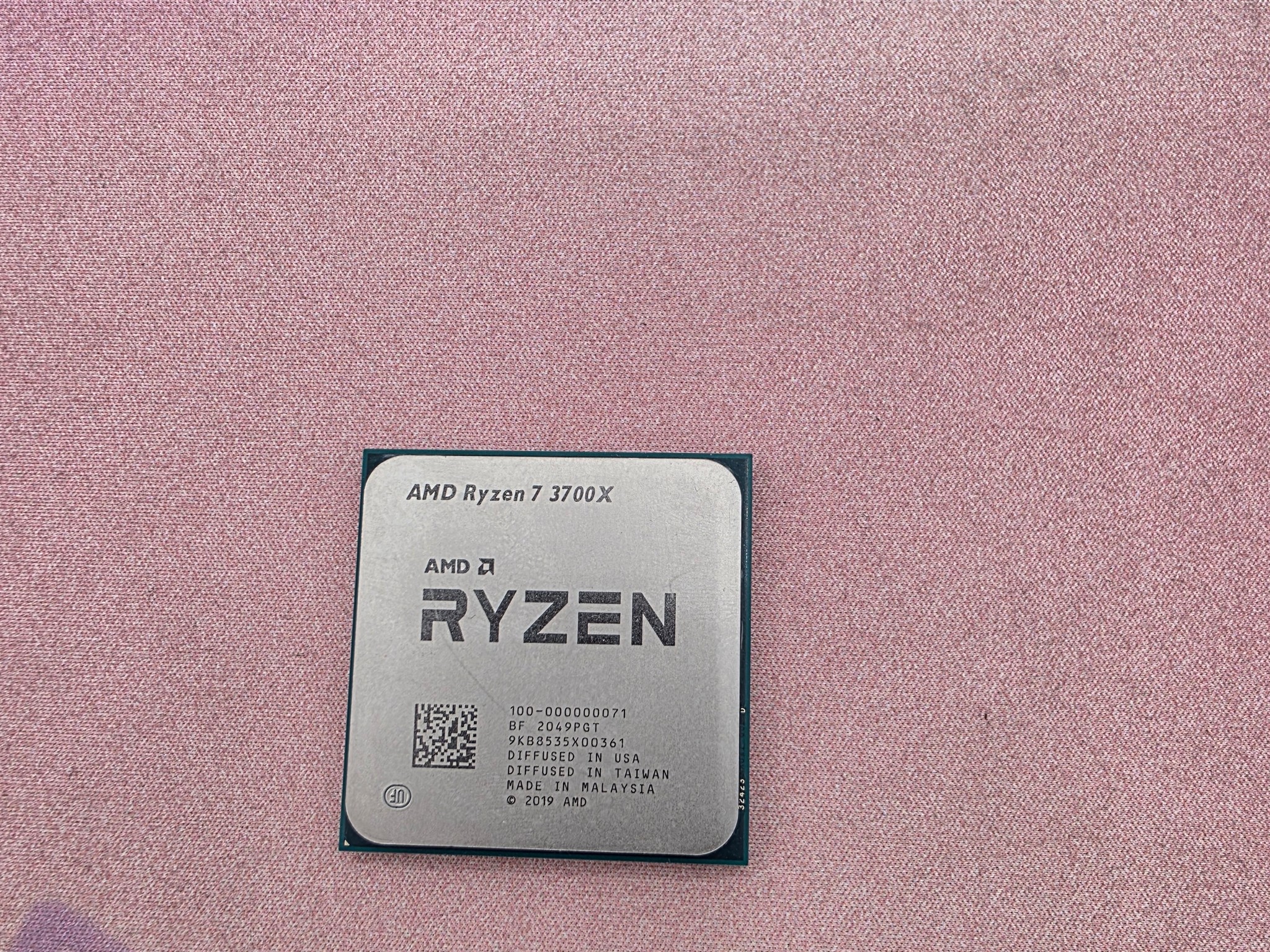 AMD Ryzen 7 3700X Processor **Bent Pins**