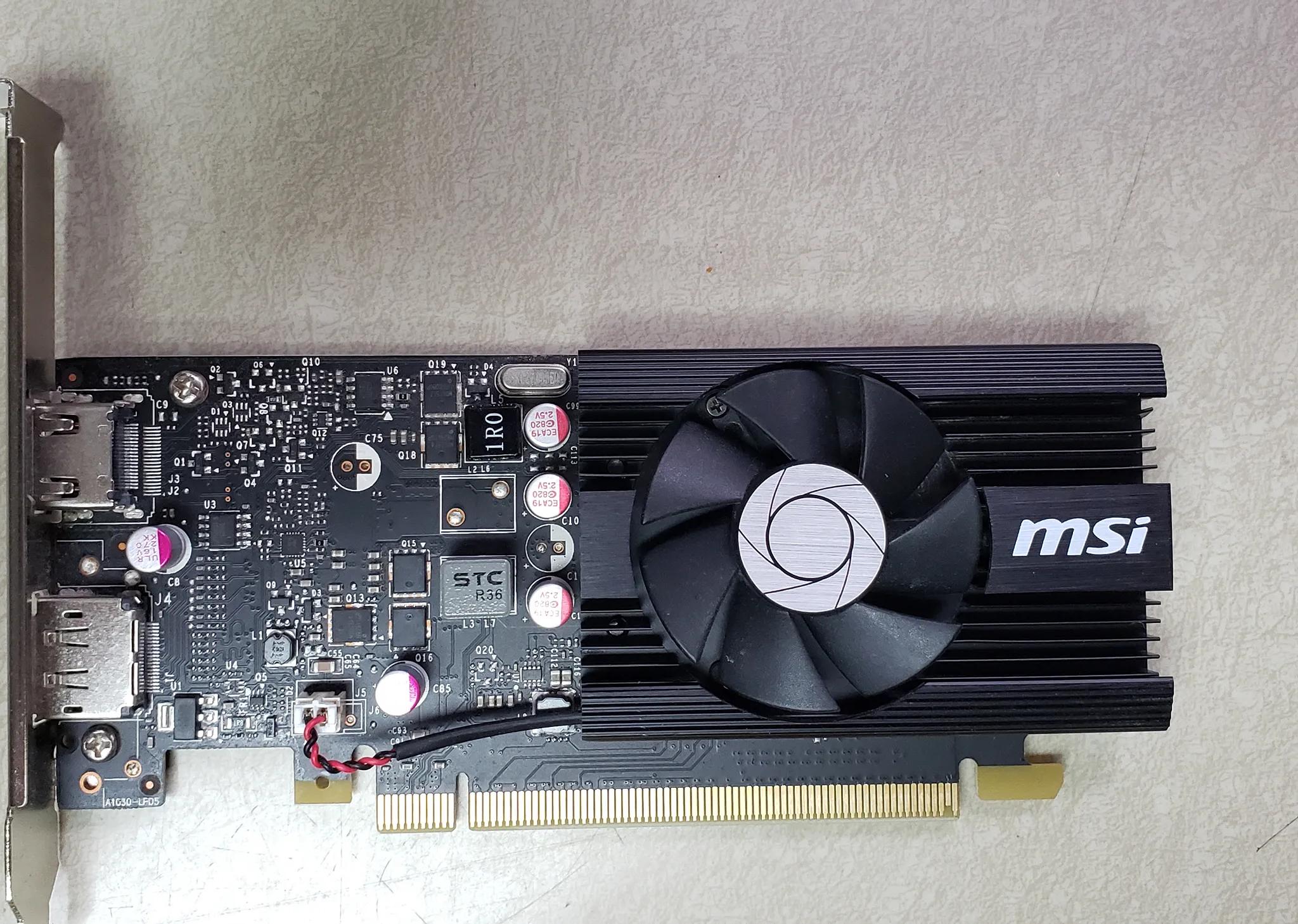 MSi GT1030 graphics card