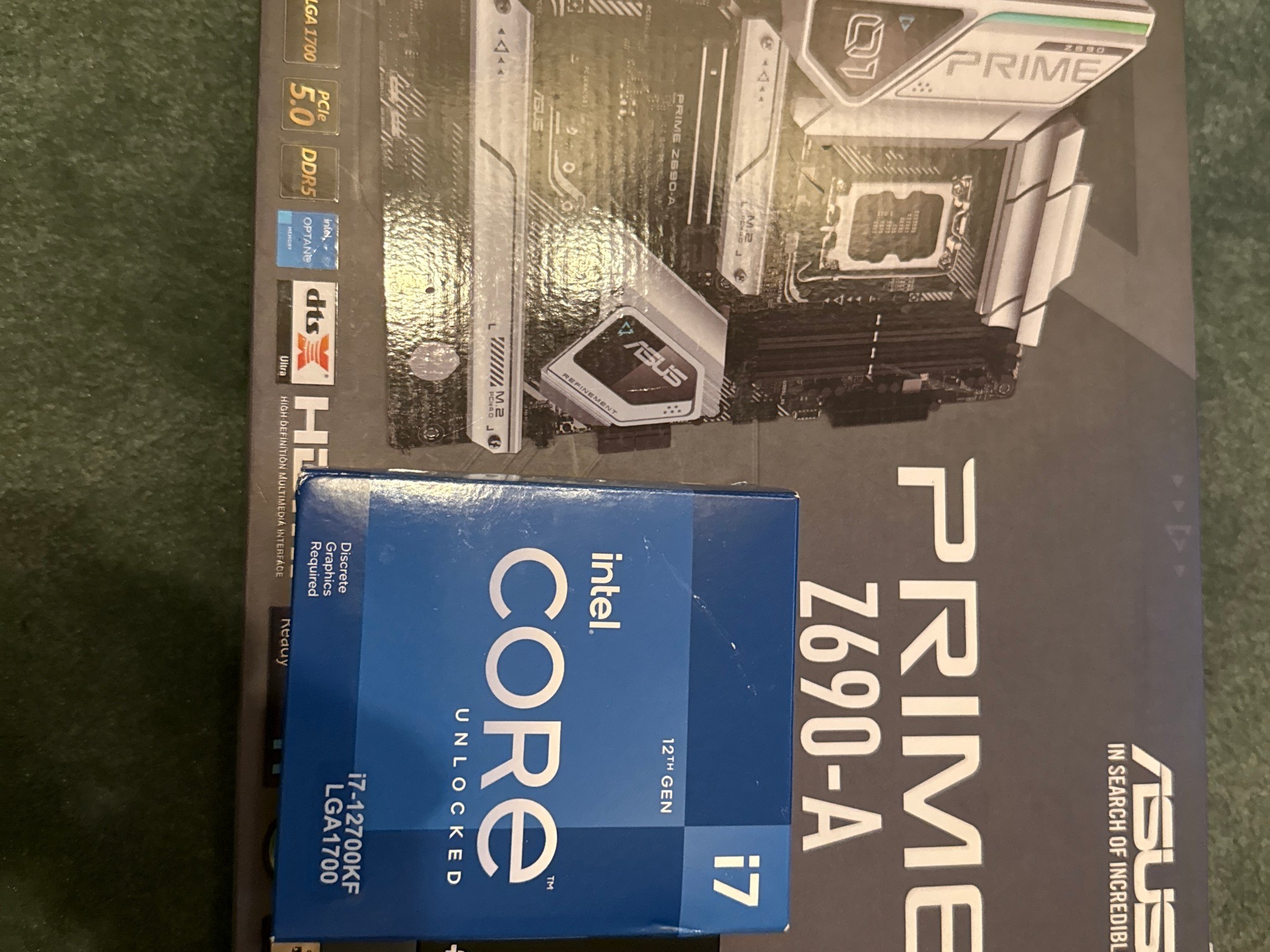 Motherboard, CPU, and Ram for sale