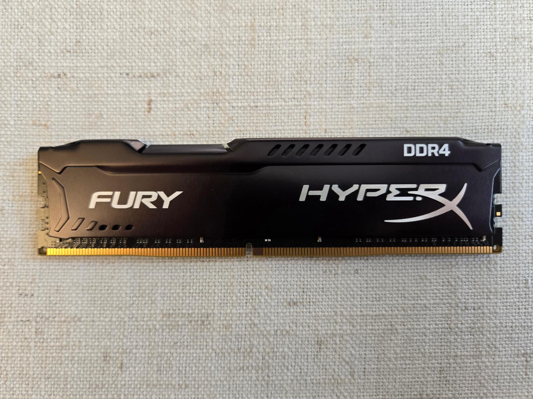 16GB DDR4-2666 (Kingston HyperX Fury) - Used