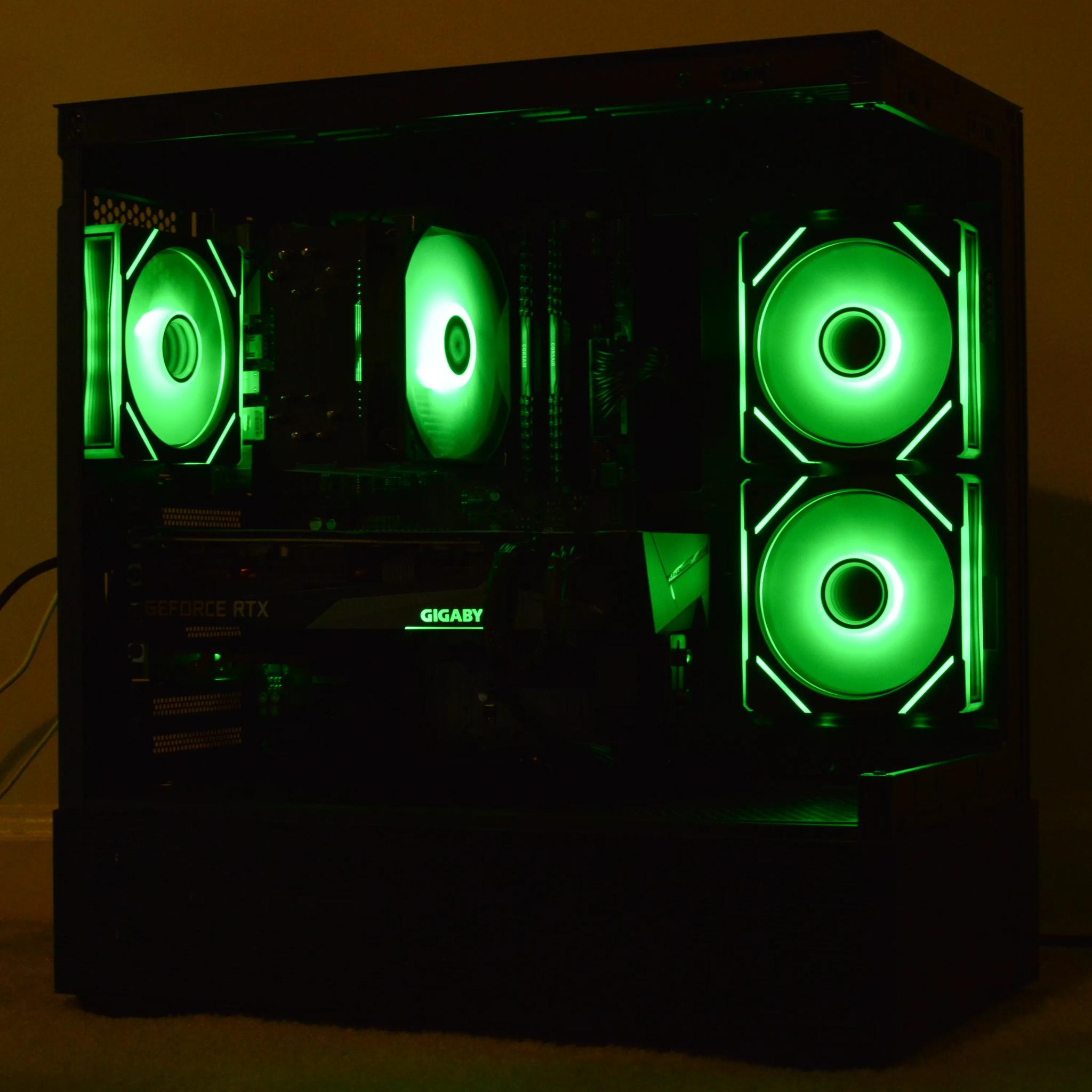 Infinity Mirror Gaming PC • RTX 3060 Ti • Ryzen 5 3600