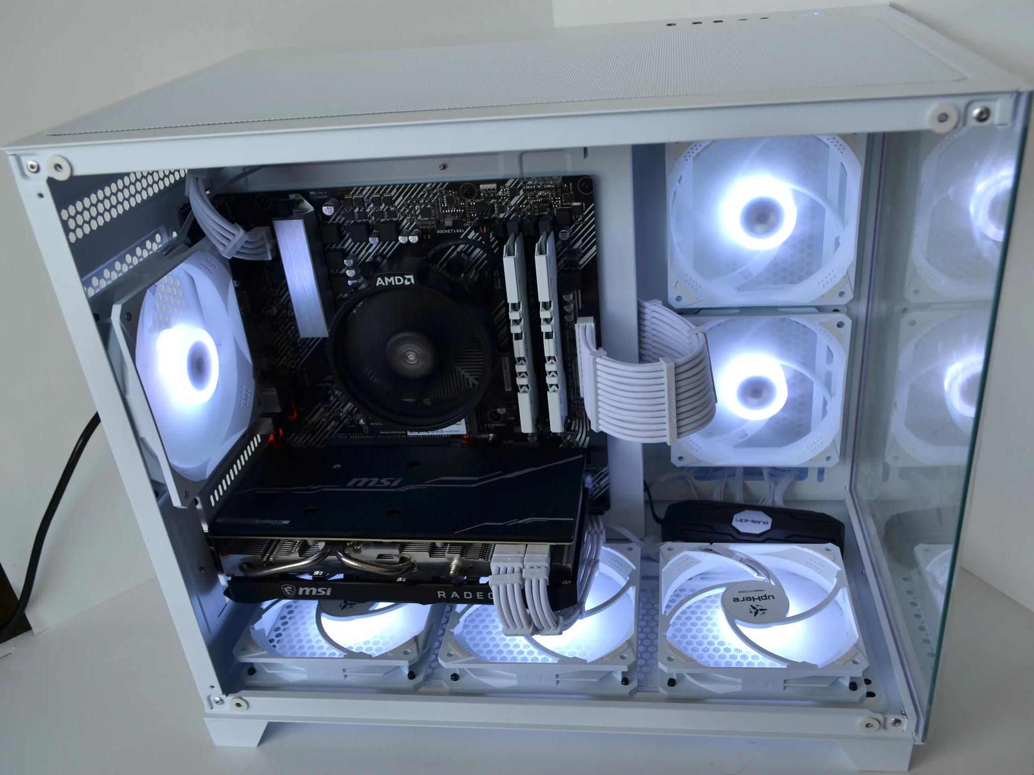 ❄️FrostBite🧊 Gaming PC - RX 5700 XT (RTX 3060 Equivalent) - Ryzen 5 5600g - 16GB Ram - 1TB NVME