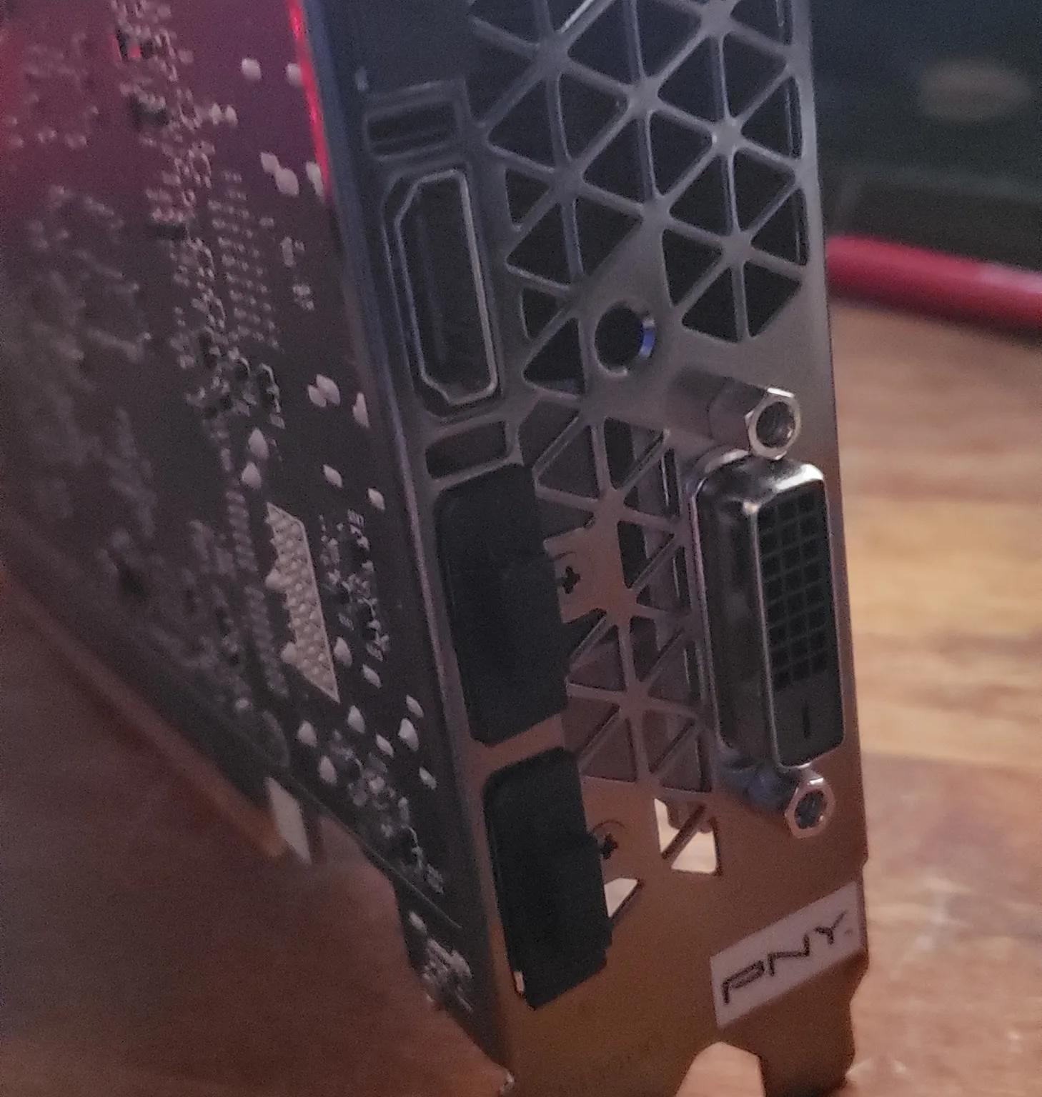 PNY GTX 1080 graphics card with 8gb gddr5x
