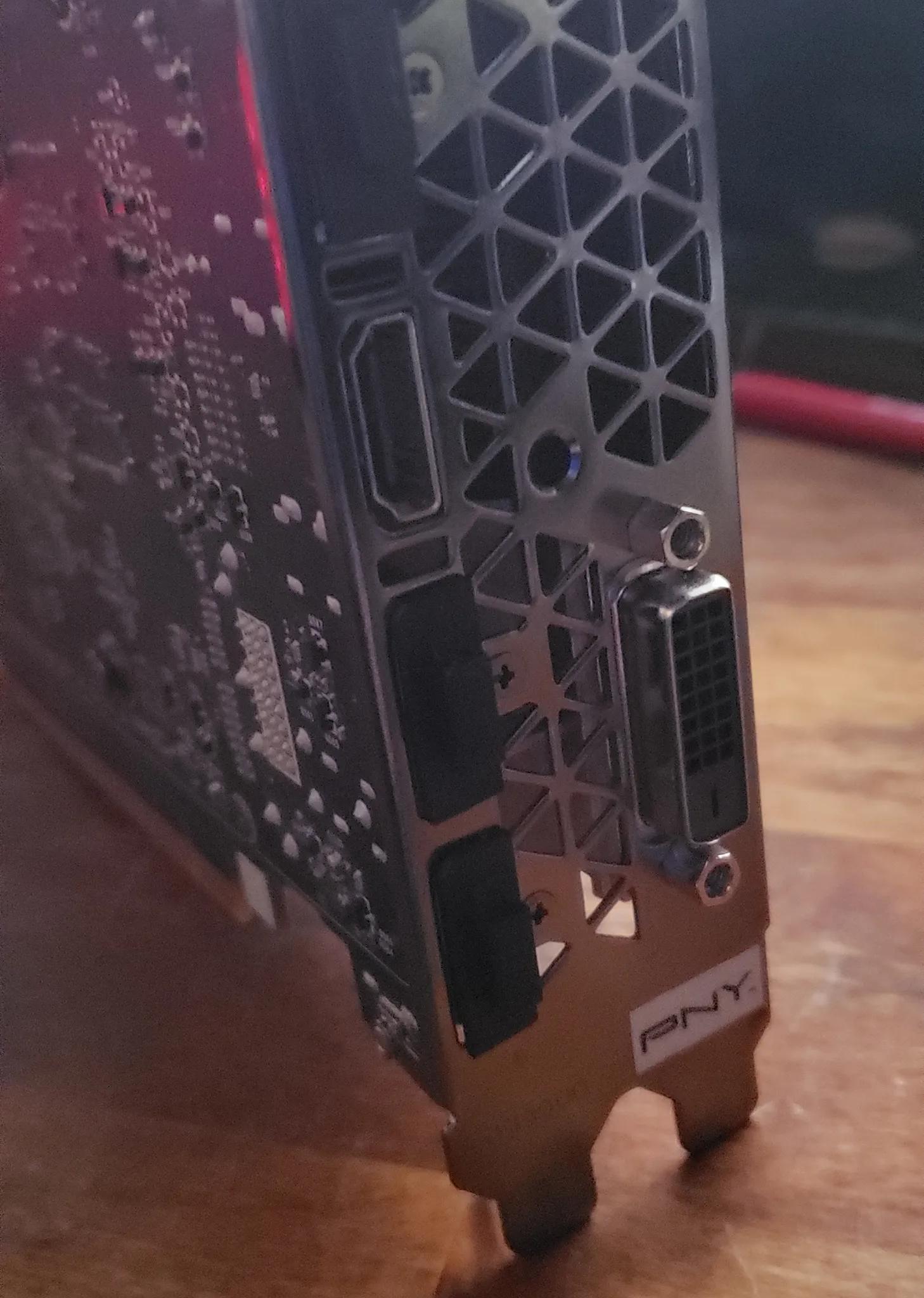 PNY GTX 1080 graphics card with 8gb gddr5x