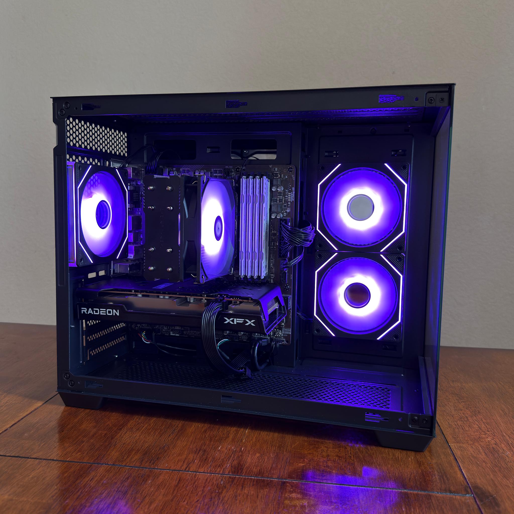 Budget Gaming PC | RX 7600 | Ryzen 2600X | 16GB Ram | 500GB NVME + 1TB HDD | WiFi and BT |Windows 11
