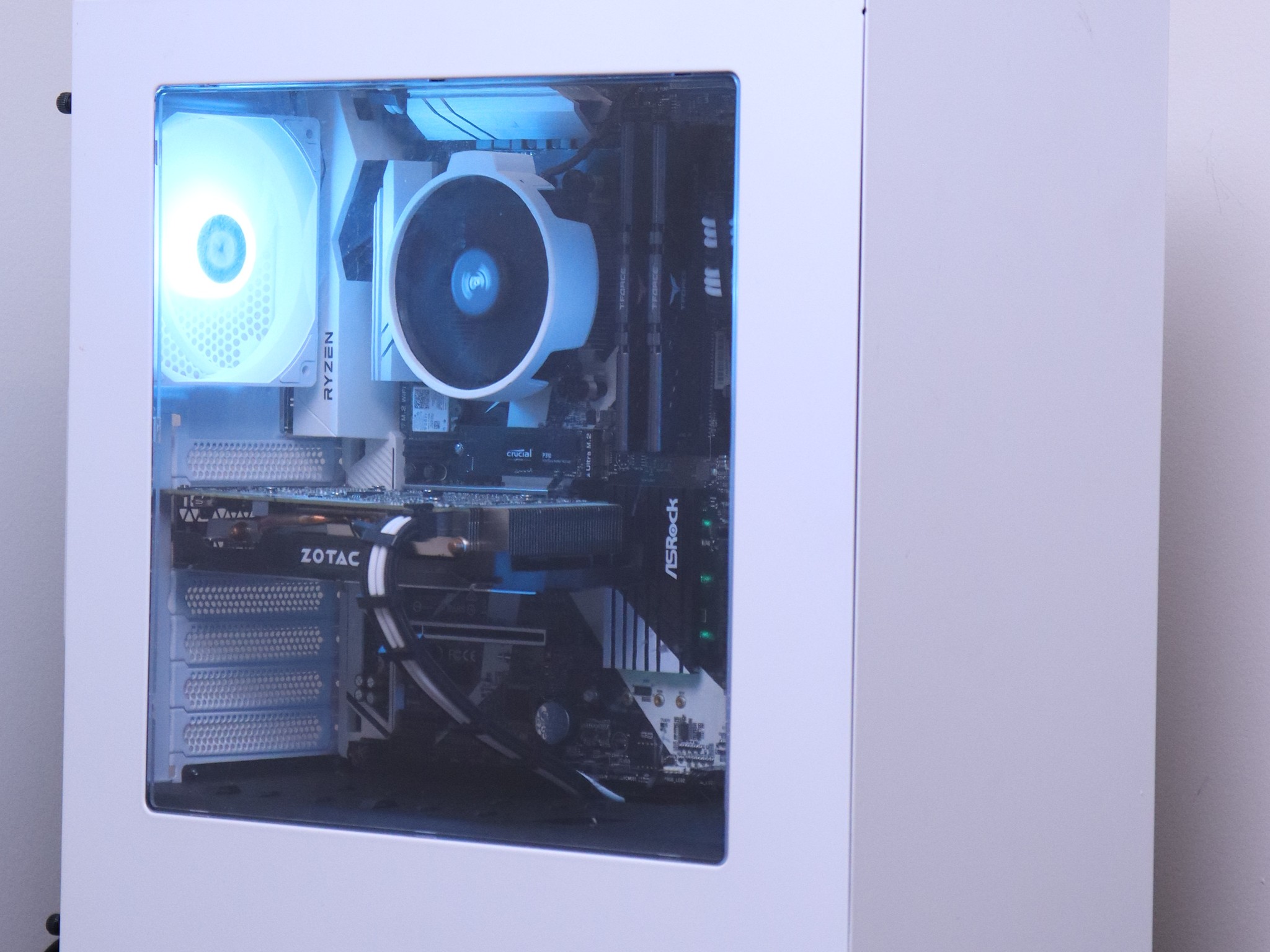 Black and White NVIDIA Gaming PC