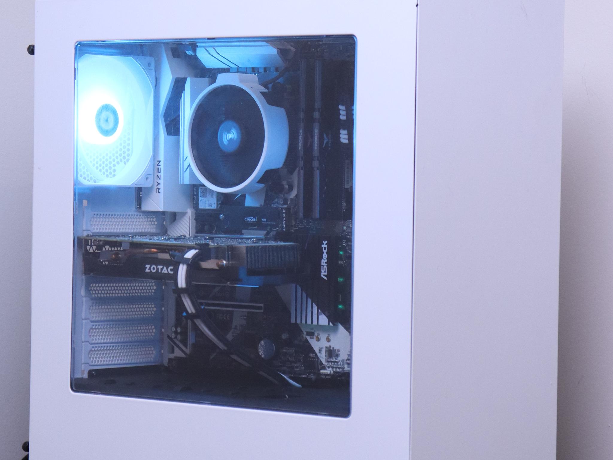 Black and White NVIDIA Gaming PC