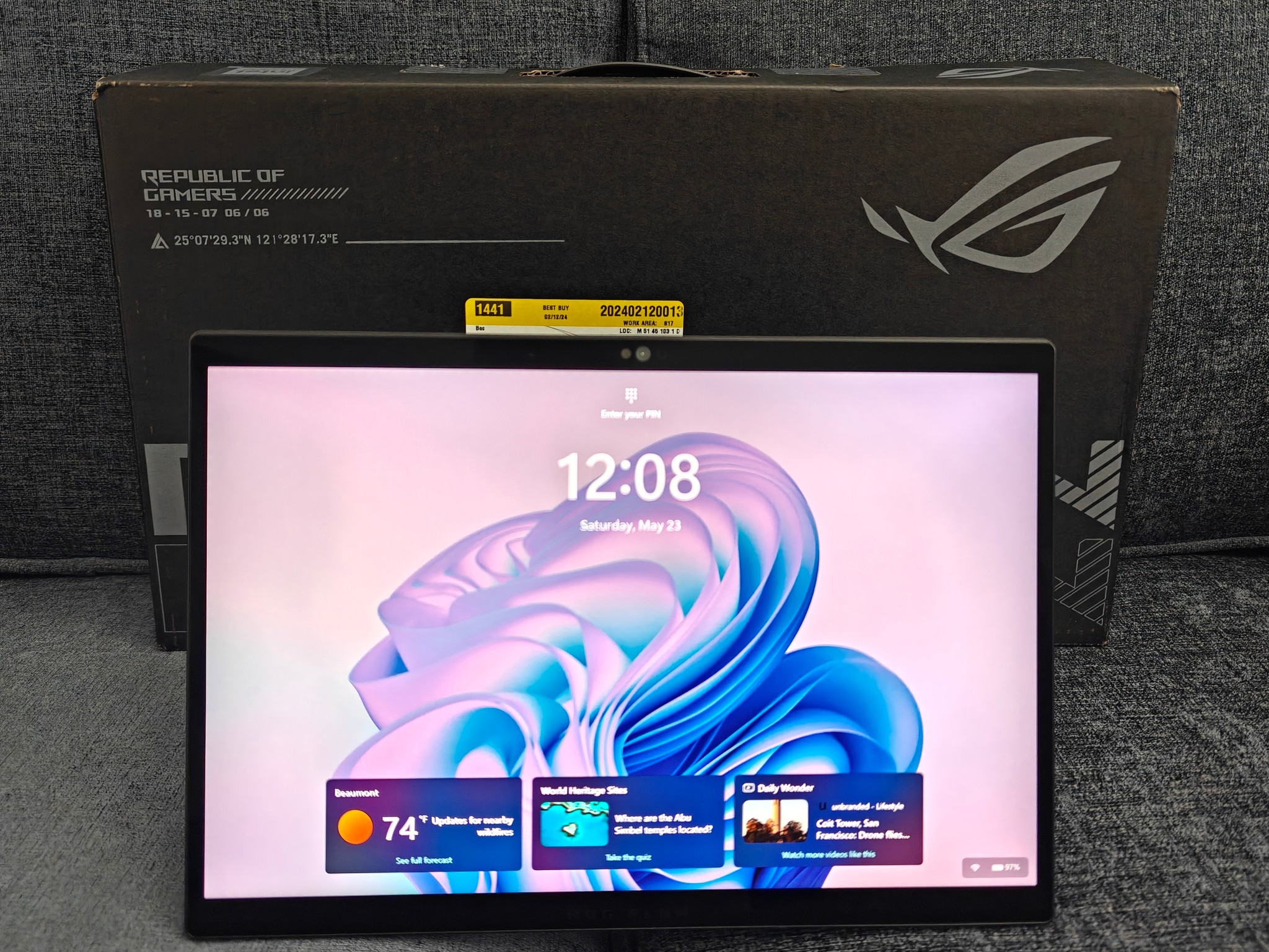 ASUS ROG Flow Z13 i9-13900H RTX 4060 165Hz 16GB 1TB Gaming Laptop/Tablet