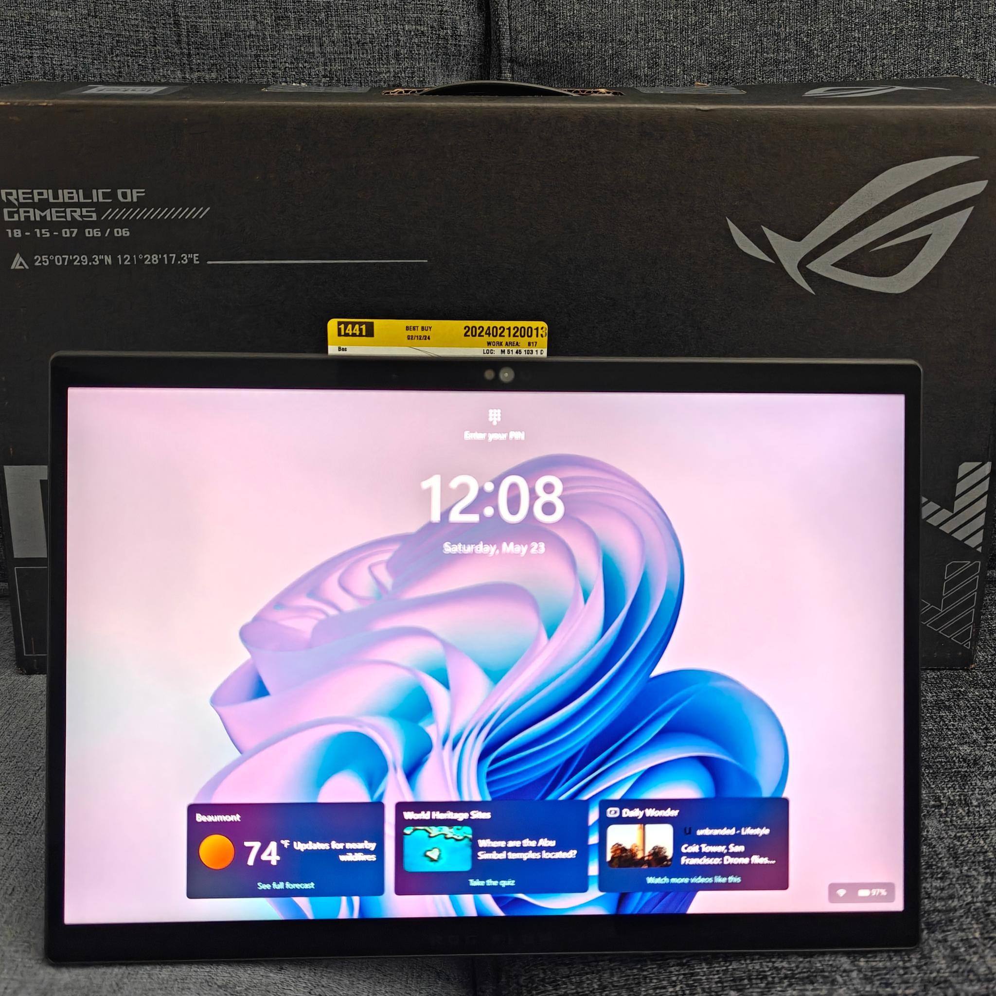 ASUS ROG Flow Z13 i9-13900H RTX 4060 165Hz 16GB 1TB Gaming Laptop/Tablet