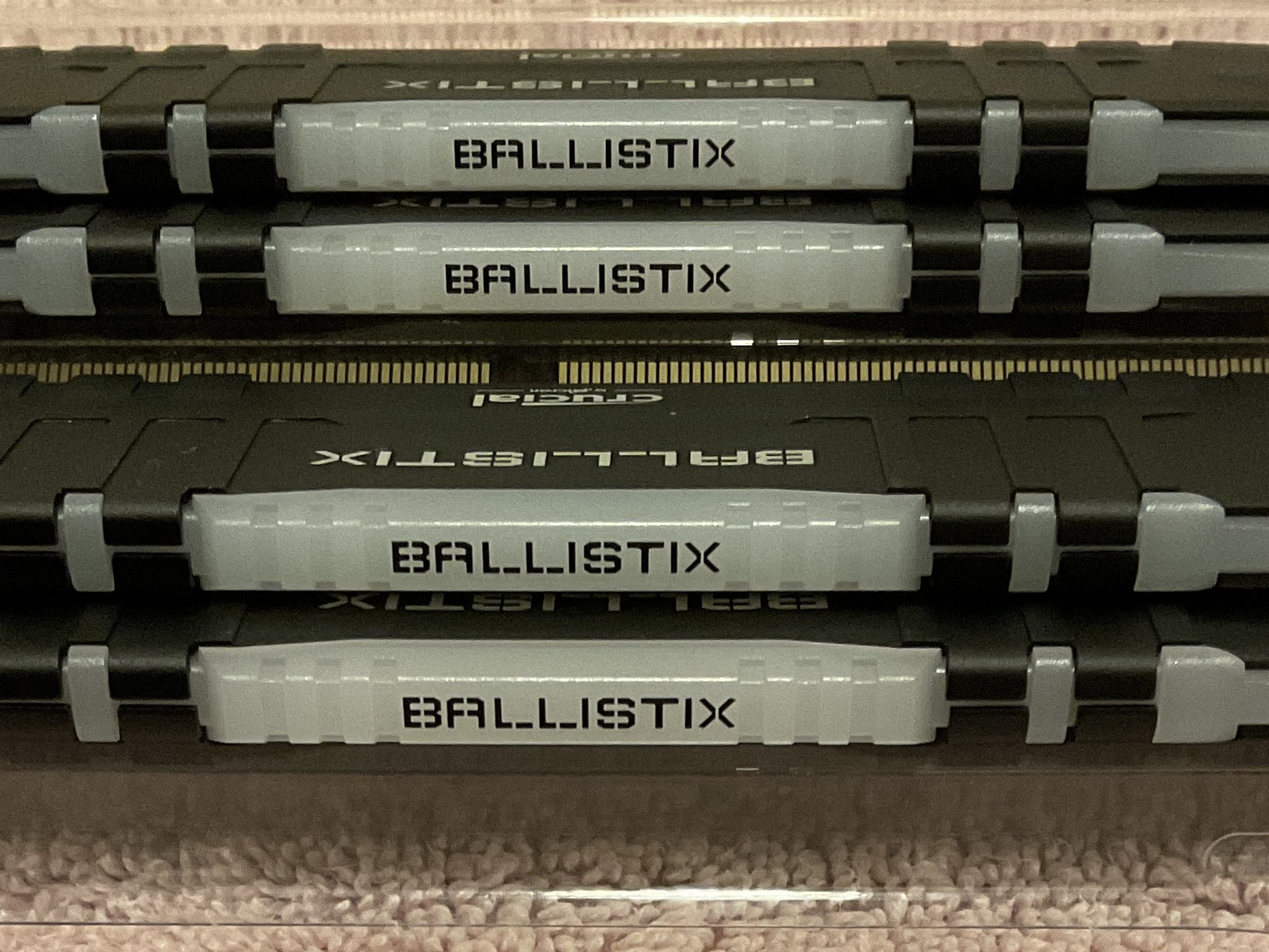 Crucial Ballistix 64GB DDR4-3600 RAM (2 kits of 64GB each, RGB variant)