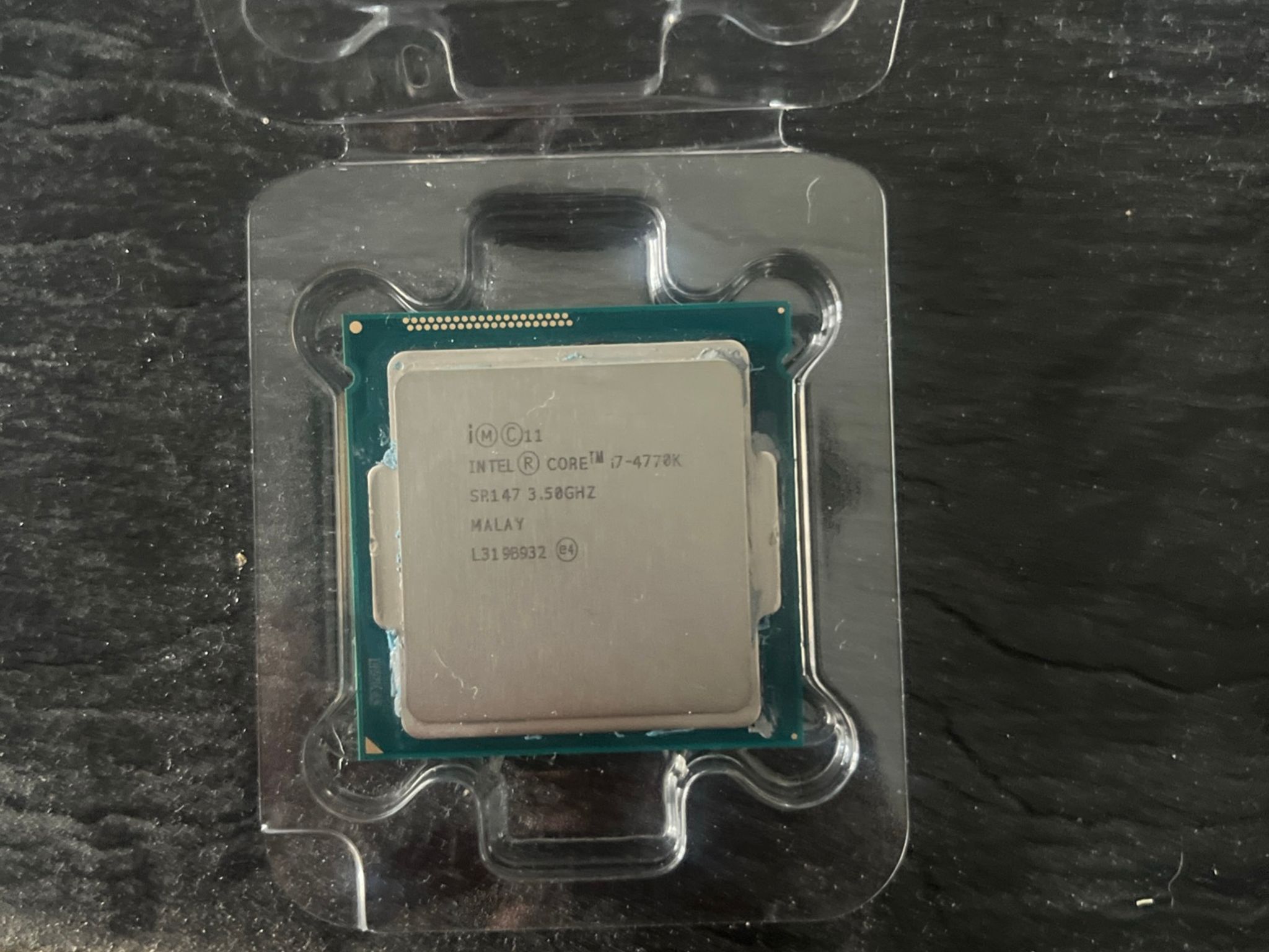 Intel core I7-4770K 4-Core 8-Thread CPU