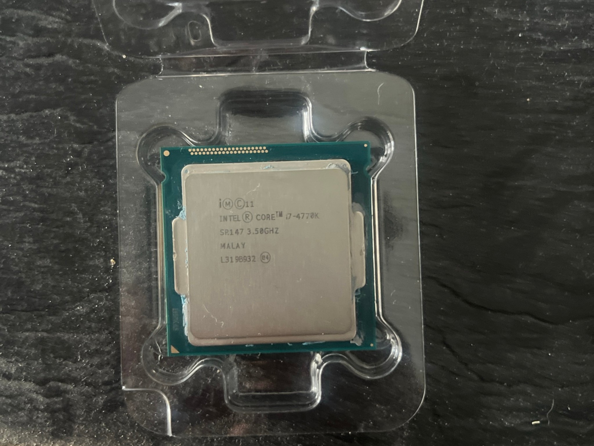 Intel core I7-4770K 4-Core 8-Thread CPU