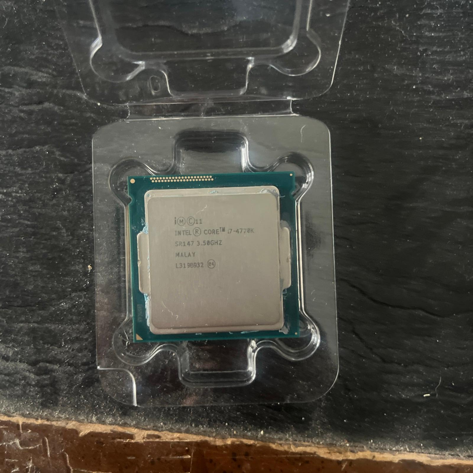 Intel core I7-4770K 4-Core 8-Thread CPU