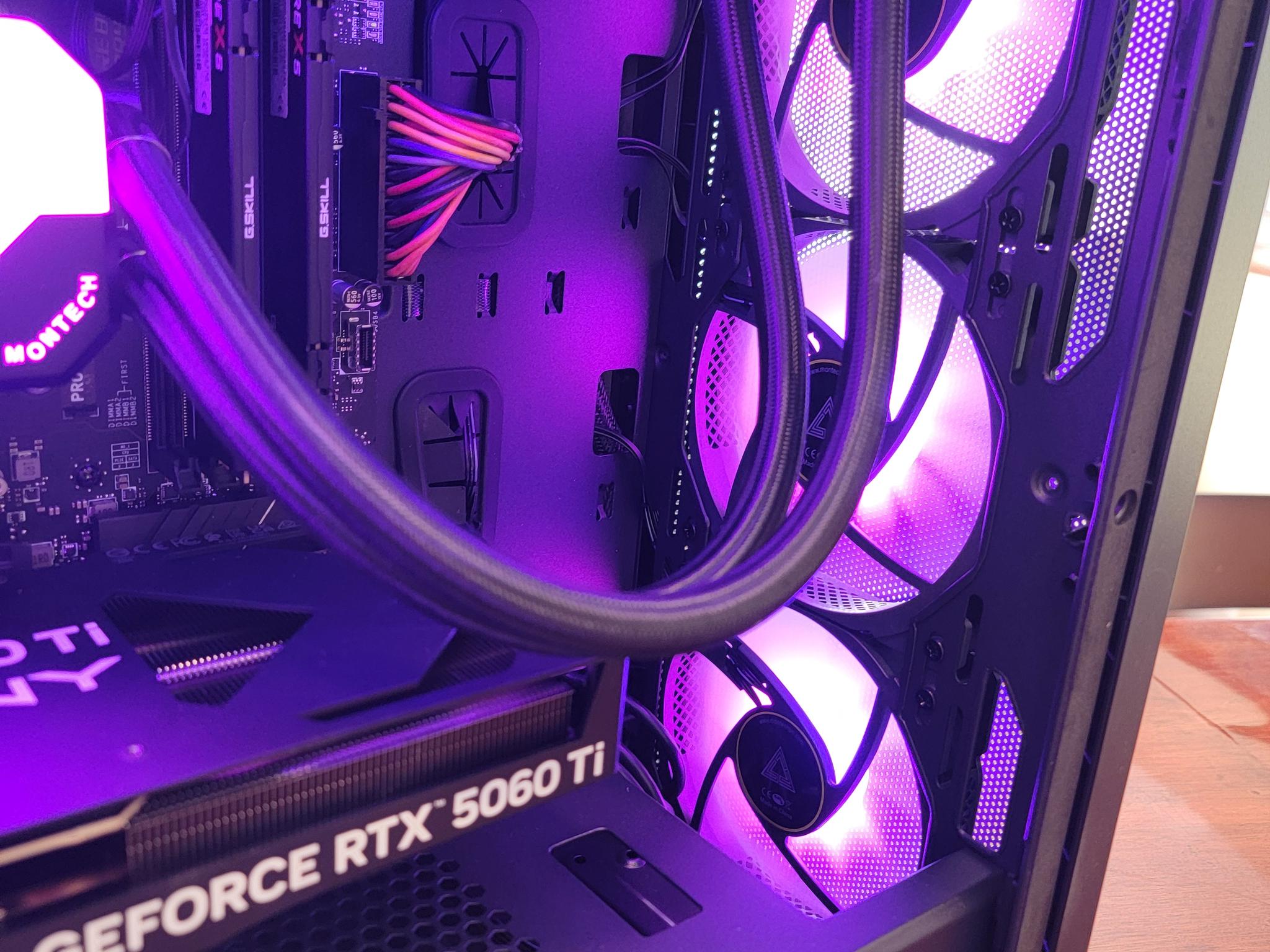 PNY RTX 5060ti 16gb + Ryzen 7700x PC Build #4