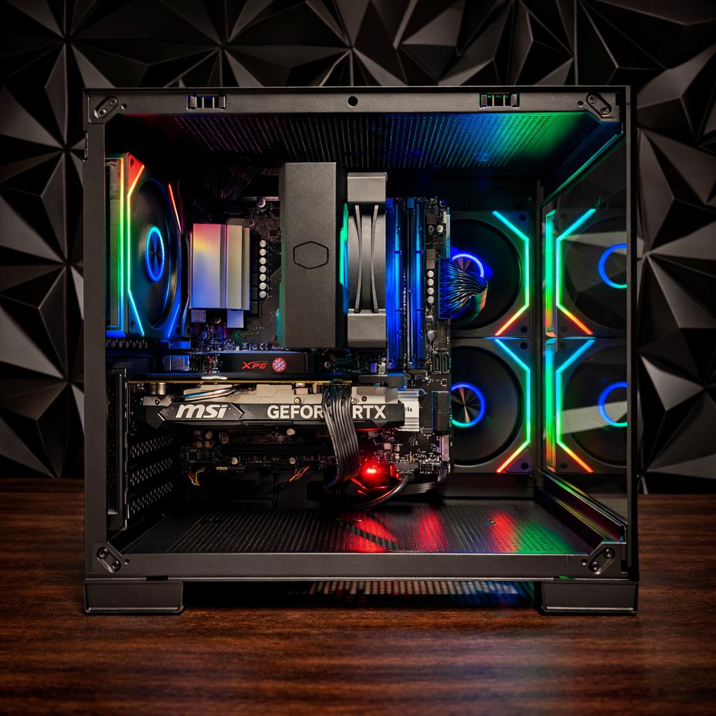 🔥 HIGH FPS CUBEX ARGB Gaming PC - RTX 4060 - R5 3500 - 16GB 3200MHz - 512GB NVME - 600W GOLD PSU