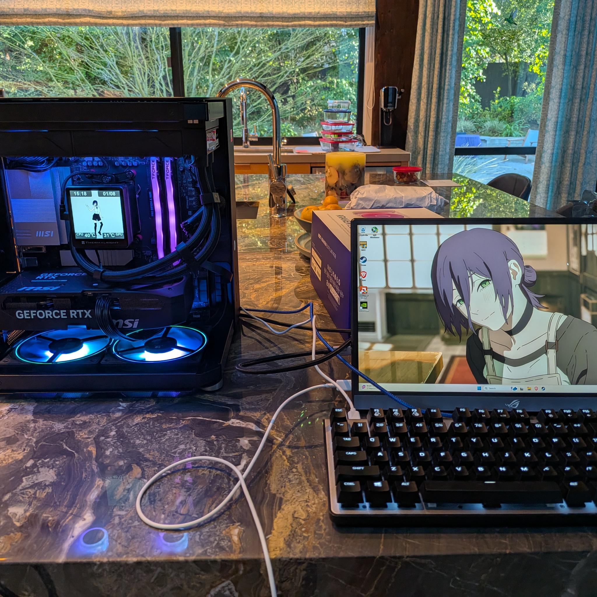 Bomb Devil - RTX 5070, Ryzen 7 9700X, 32 GB DDR5 RAM, 2 TB Gen 5 NVME, RGB, Liquid Cooled