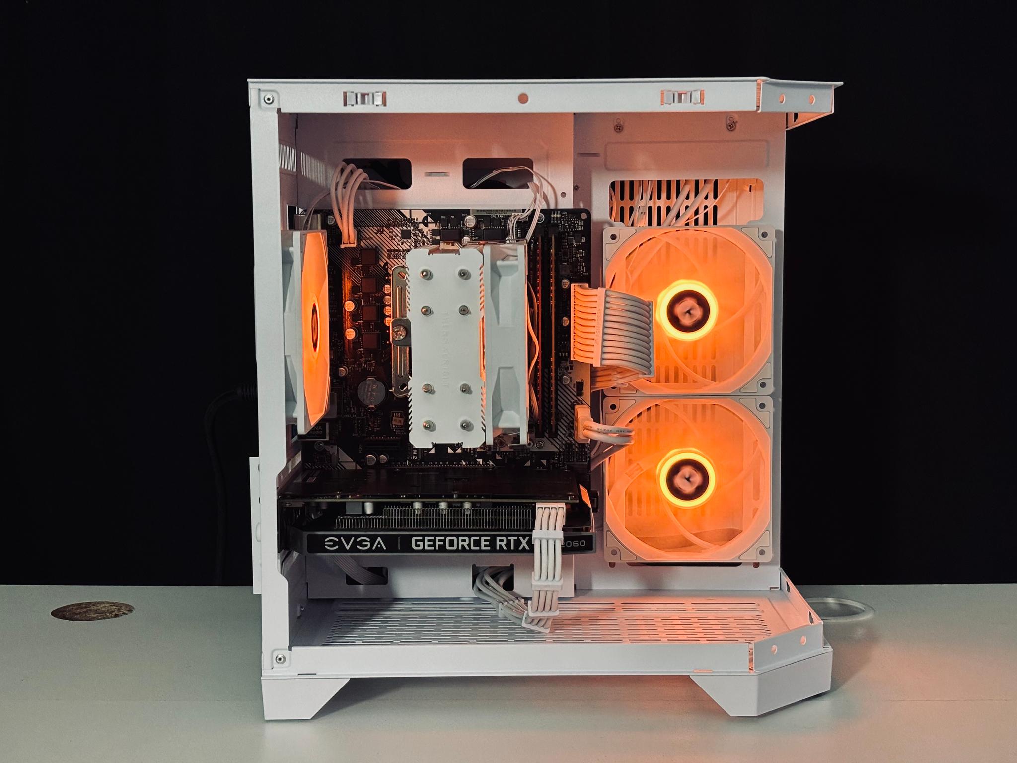 🧡🤍 RTX 2060 / Ryzen 5 3600 / 16GB White Gaming PC 🤍🧡