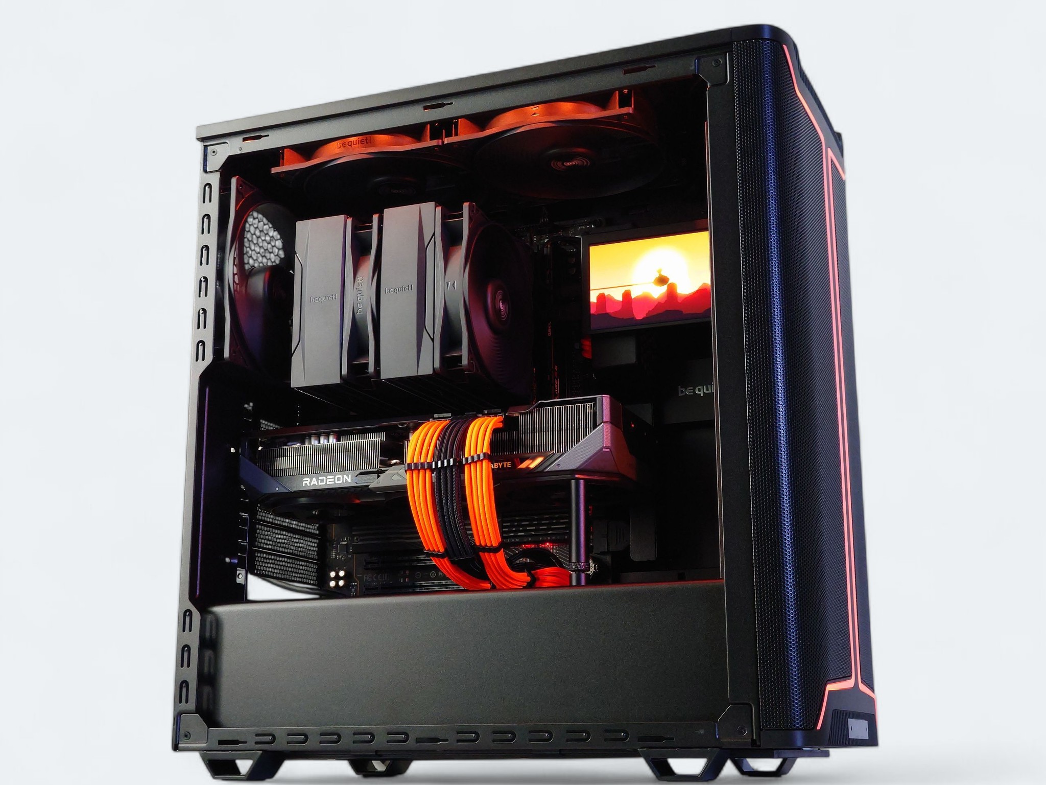 🧡be Quiet!🤫Be Fast!💨 👂32Db idle/36Db load🔇AMD RX 9070 XT 16GB🟠AMD Ryzen 7 9800X3D🟠32GB DDR5 RAM🟠