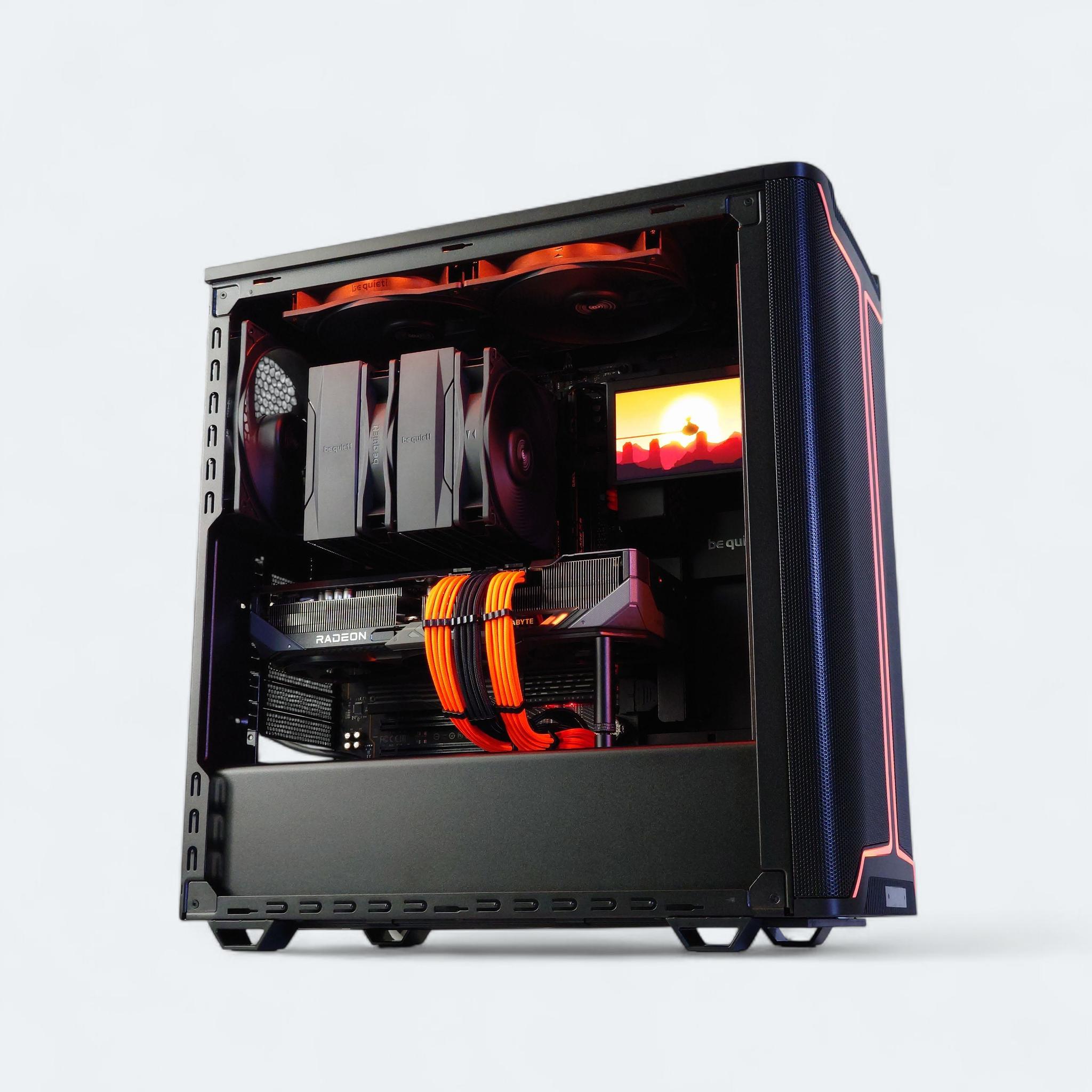 🧡be Quiet!🤫Be Fast!💨 👂32Db idle/36Db load🔇AMD RX 9070 XT 16GB🟠AMD Ryzen 7 9800X3D🟠32GB DDR5 RAM🟠