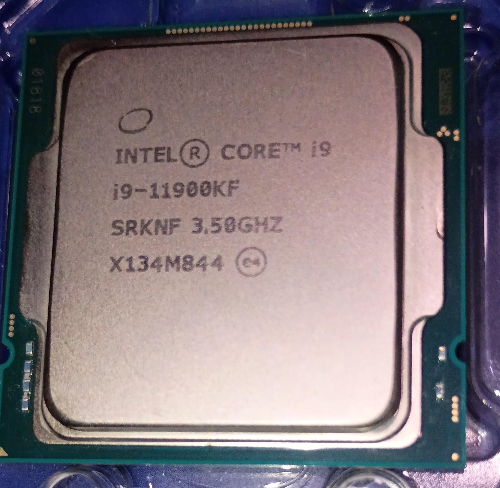 Intel i9-11900KF 3.50GHz 8-Core 16MB L3 cache. LGA1200  Desktop CPU