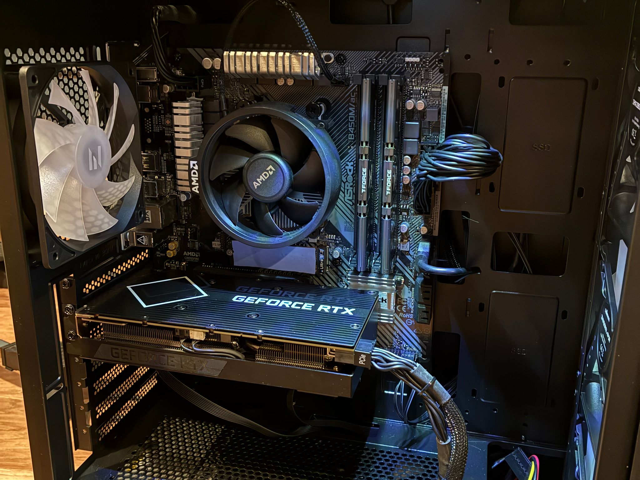 Gaming PC-Ryzen 5 5500/3060Ti/1TB SSD NVME/850W PSU