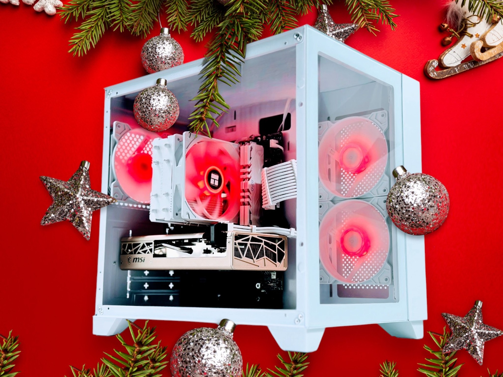 {Holiday Sale}❄️Gaming PC❄️AMD RX 5700 8GB❄️AMD Ryzen 5 2600 6 core❄️16GB DDR4❄️500GB NVM...
