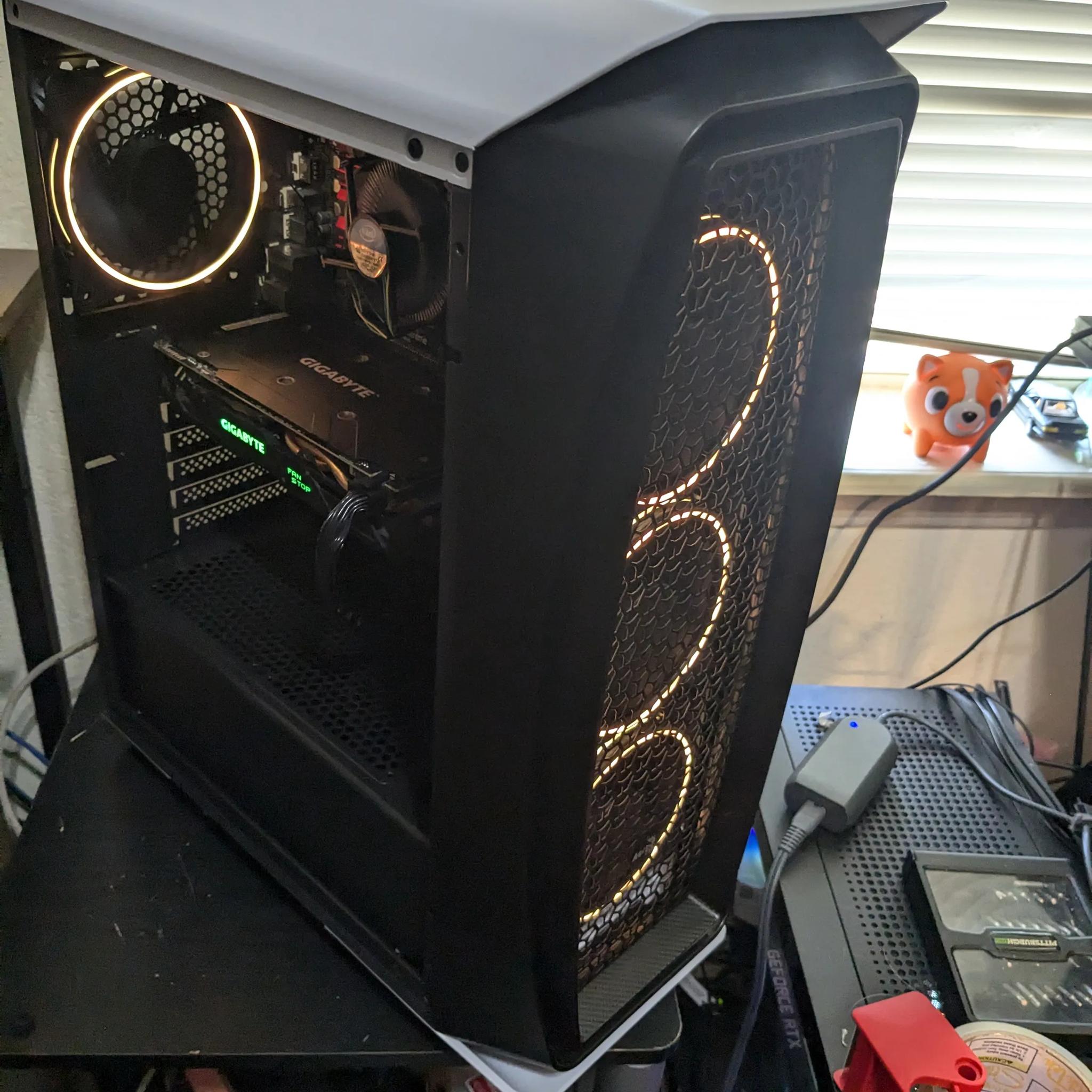 FREE SHIP || i5-8500, RX 580 8GB 2304SP, 480GB SSD, 16GB RAM, 650W PSU, RGB, WiFi, Win10