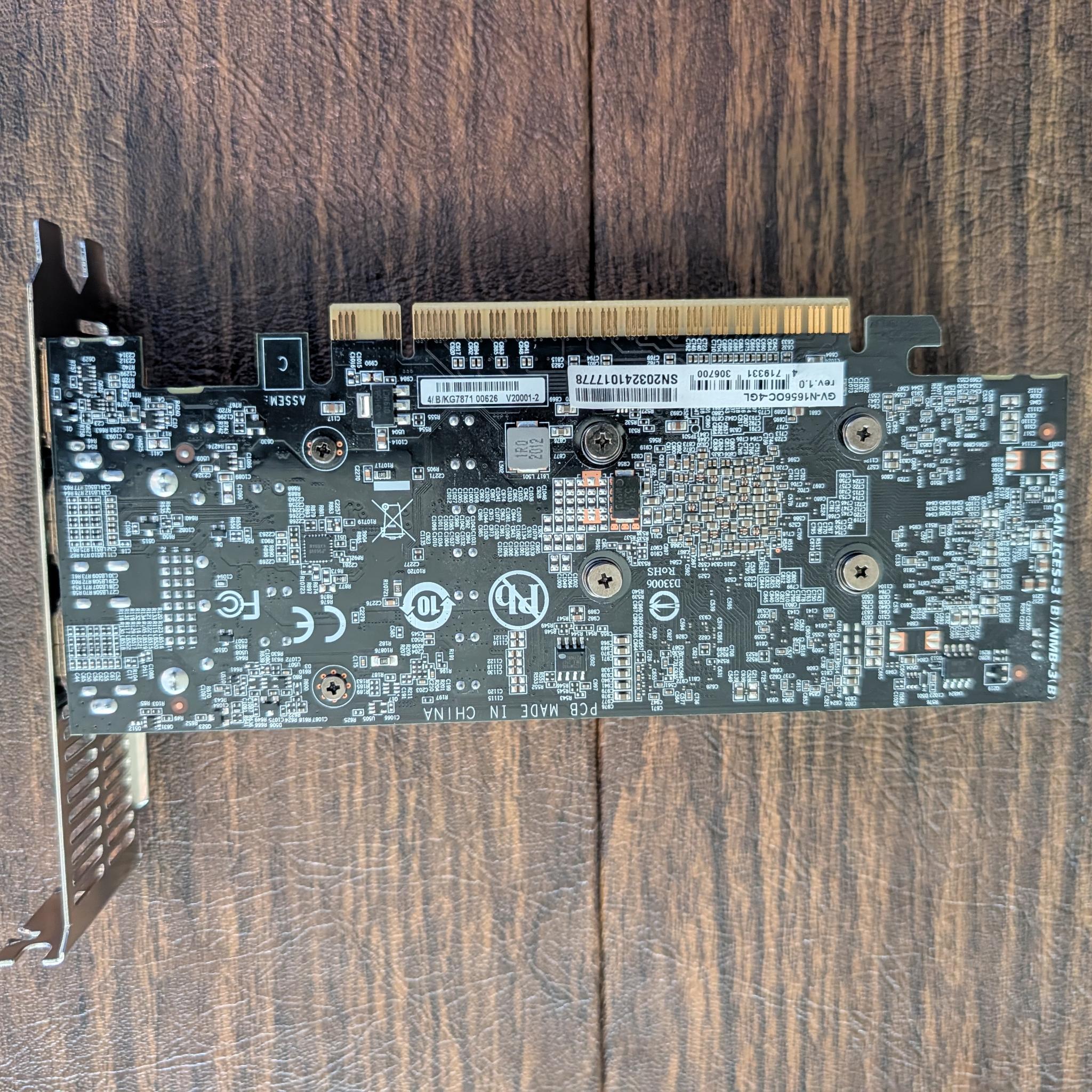 GIGABYTE GeForce GTX 1650 OC Low Profile 4G GDDR6