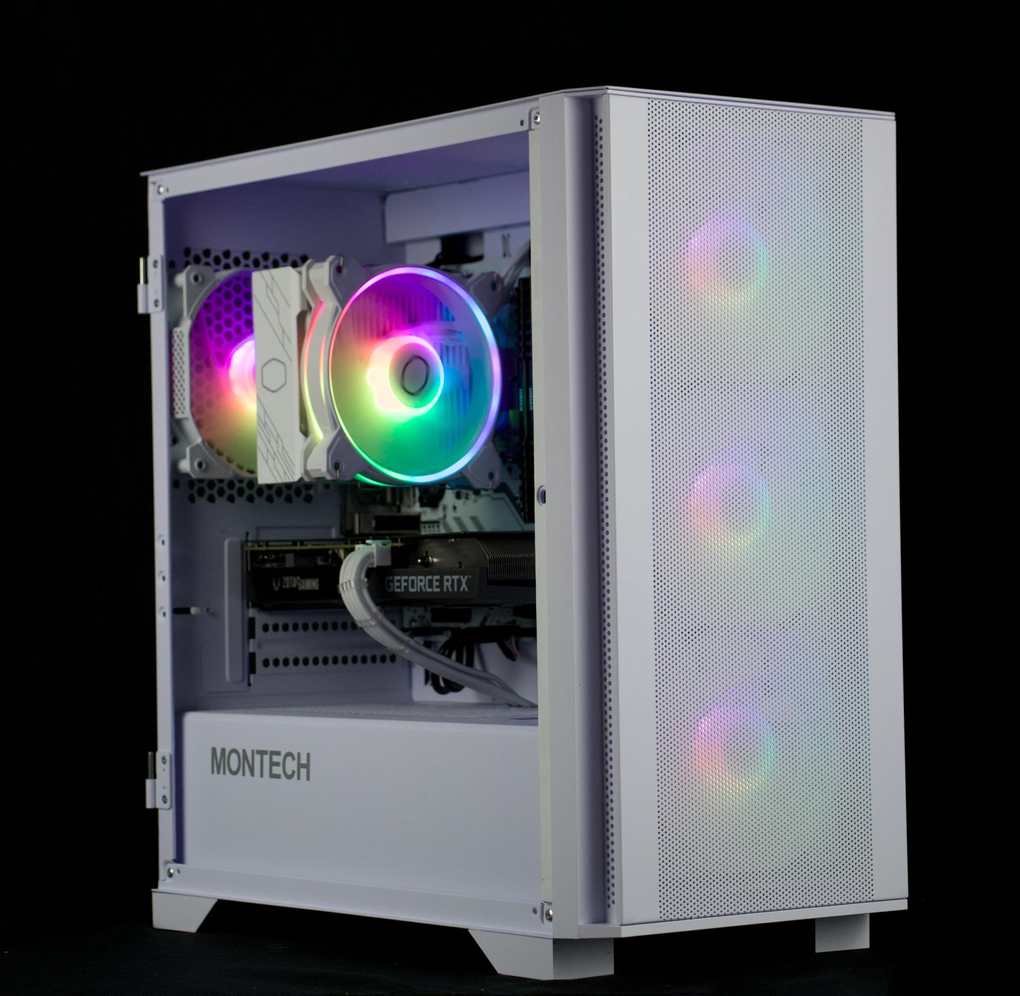 🧊❄️🧊 White Gaming PC – RTX 3060 12G , Ryzen 5 3600, 16GB RAM, 500GB SSD - WiFi, BlueTooth 🧊❄️🧊