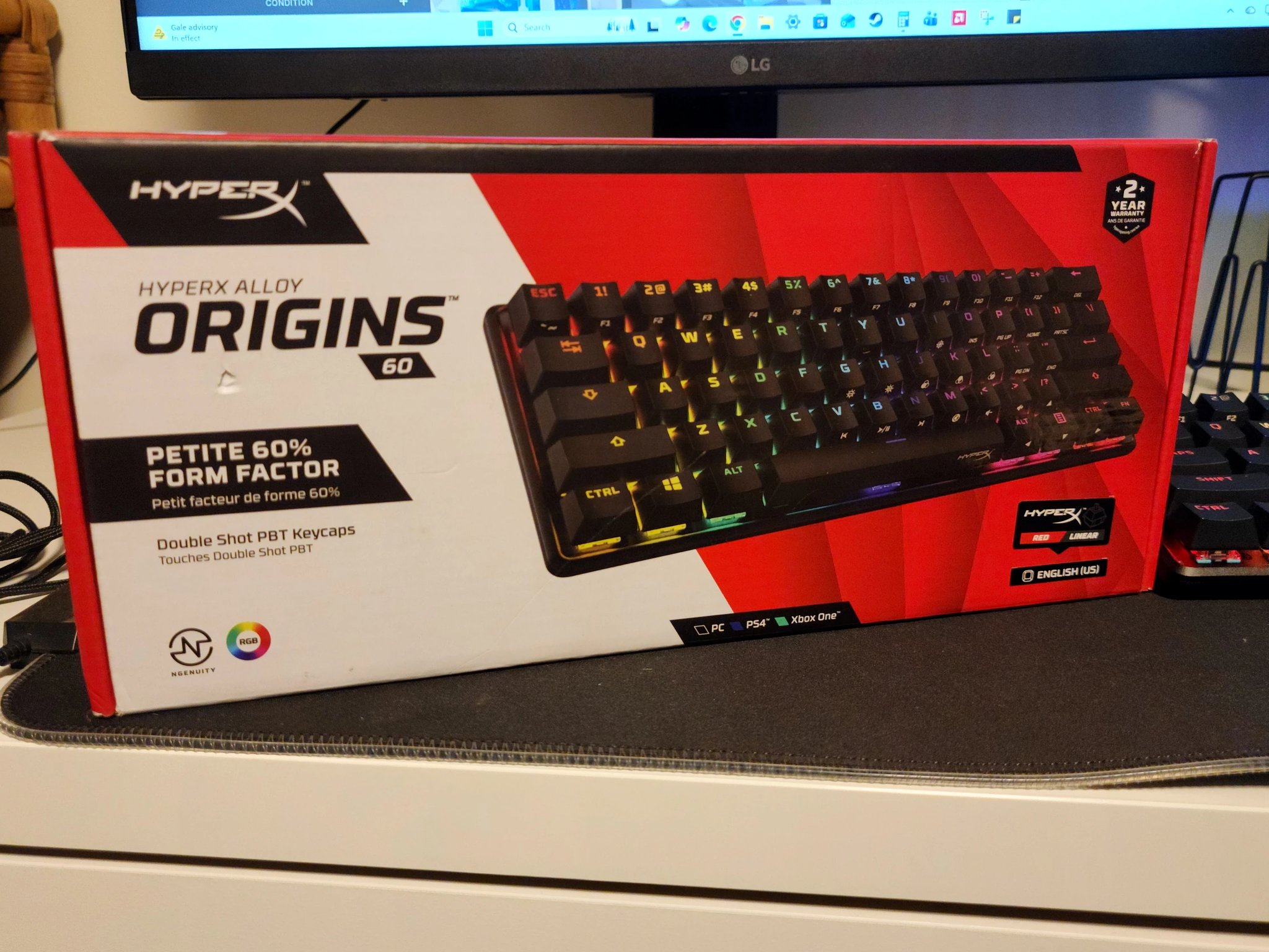 HyperX Alloy Origins 60 Mechanical Keyboard (Red Switches)