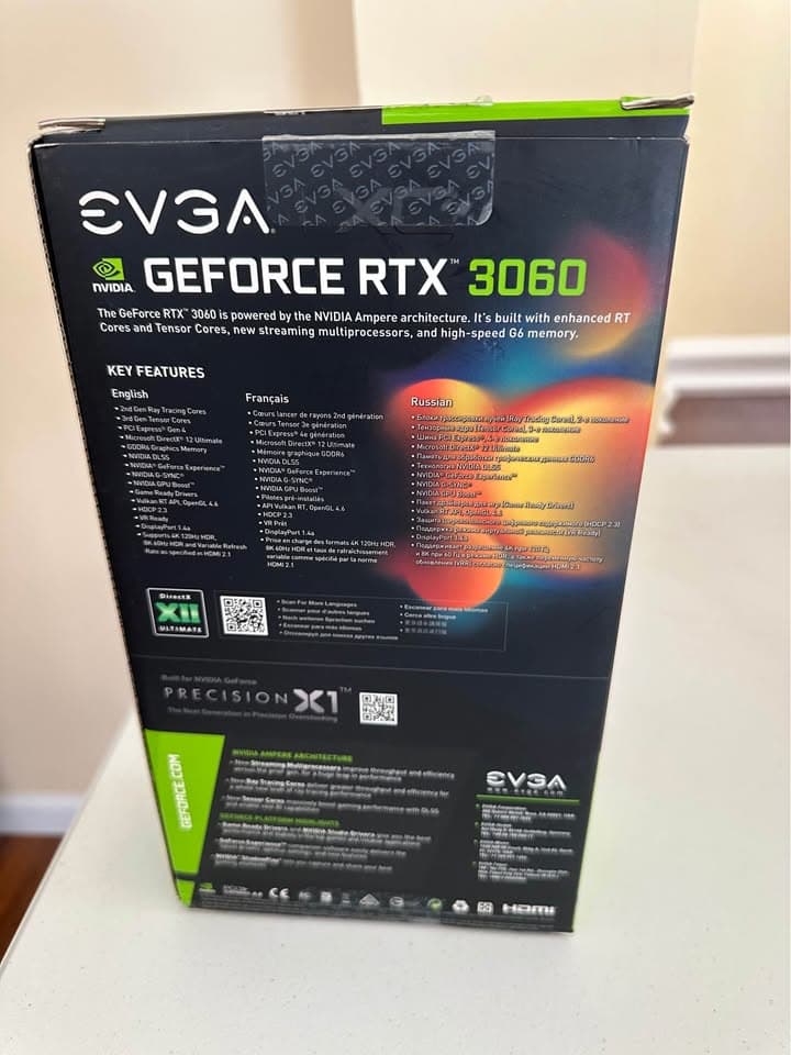 EVGA GeForce RTX 3060 12GB XC GAMING