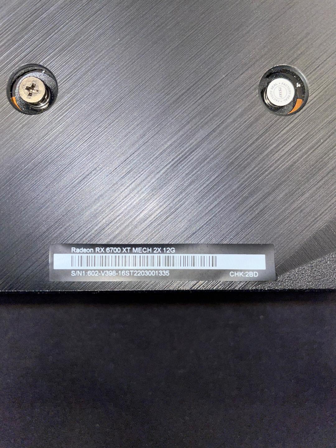 MSI RX 6700XT 12GB