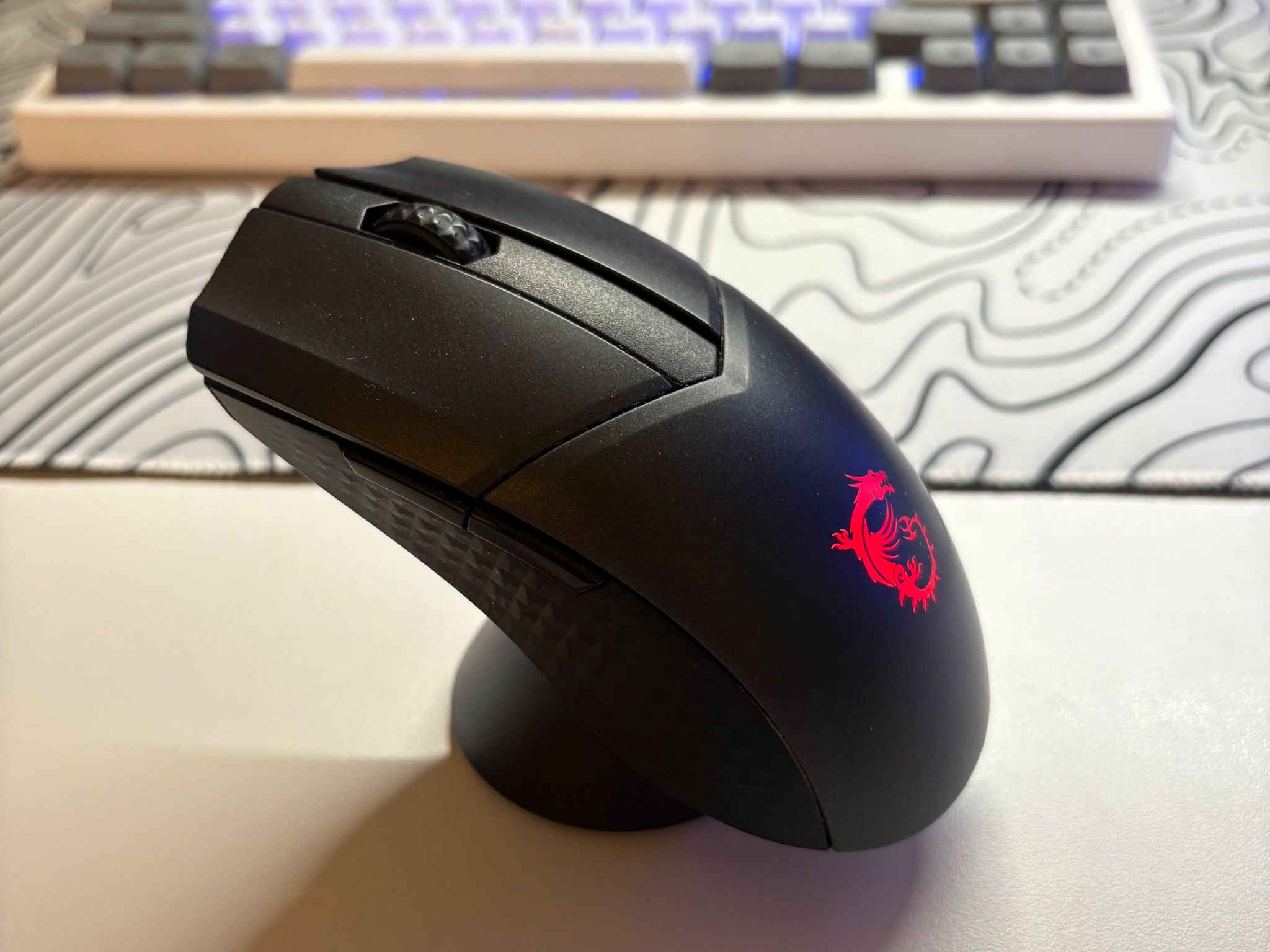 MSI Clutch GM41 Lightweight Wireless RGB Gaming Mouse - Black
