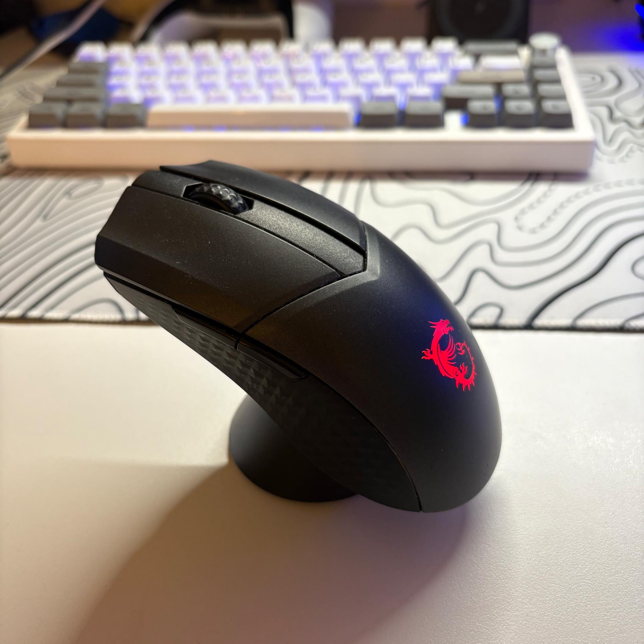 MSI Clutch GM41 Lightweight Wireless RGB Gaming Mouse - Black