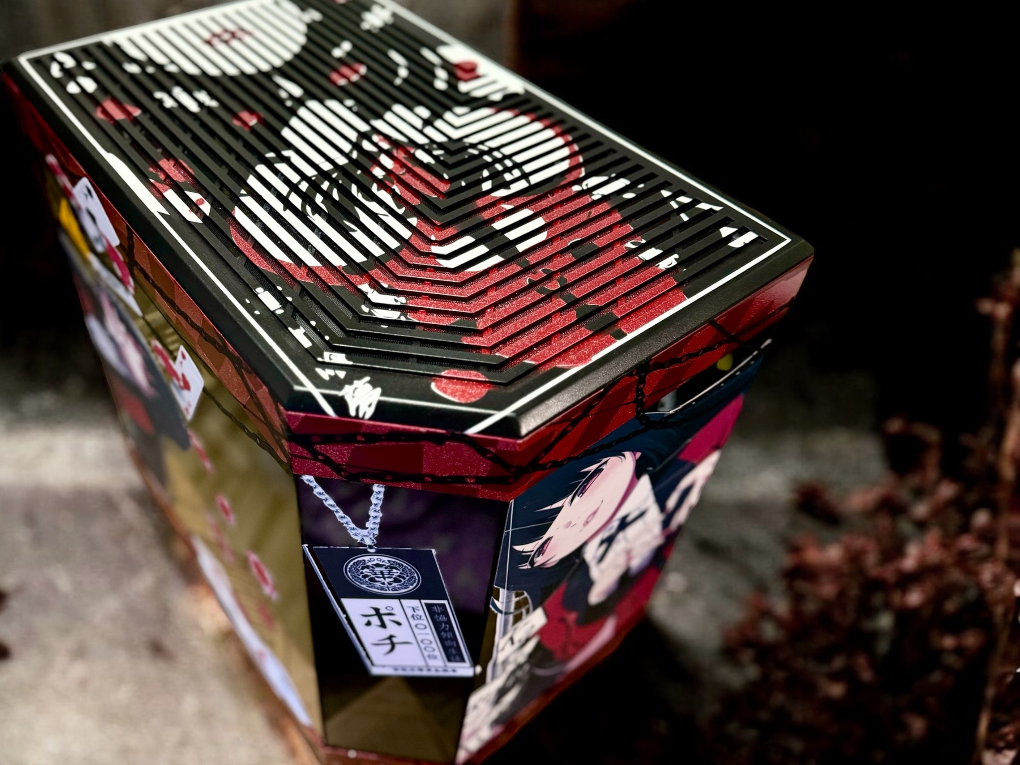 Custom Kakegurui Themed PC case - Let’s Gamble!