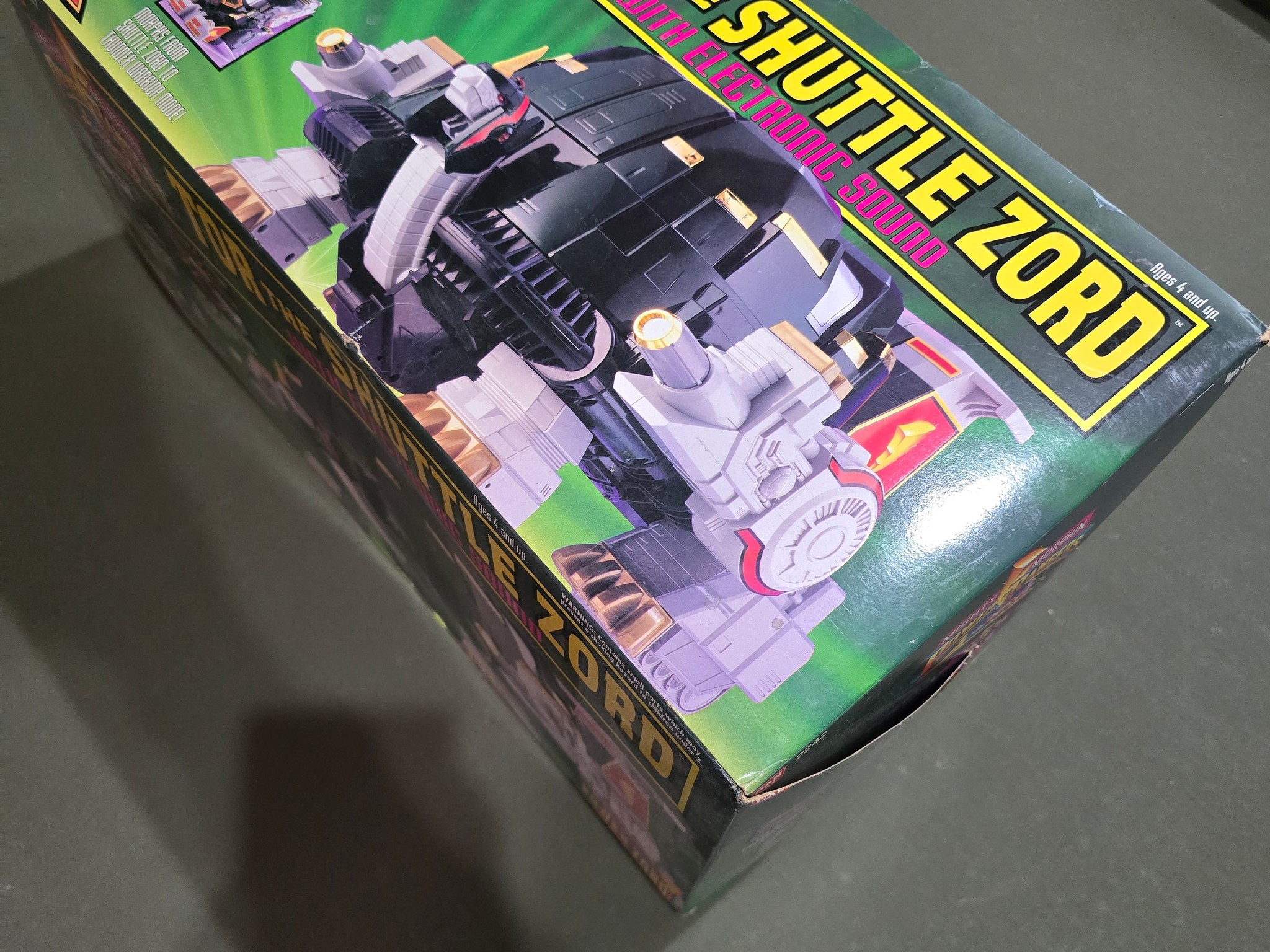 Vintage 1994 Bandai Mighty Morphin Power Rangers Tor The Shuttle Zord new open box