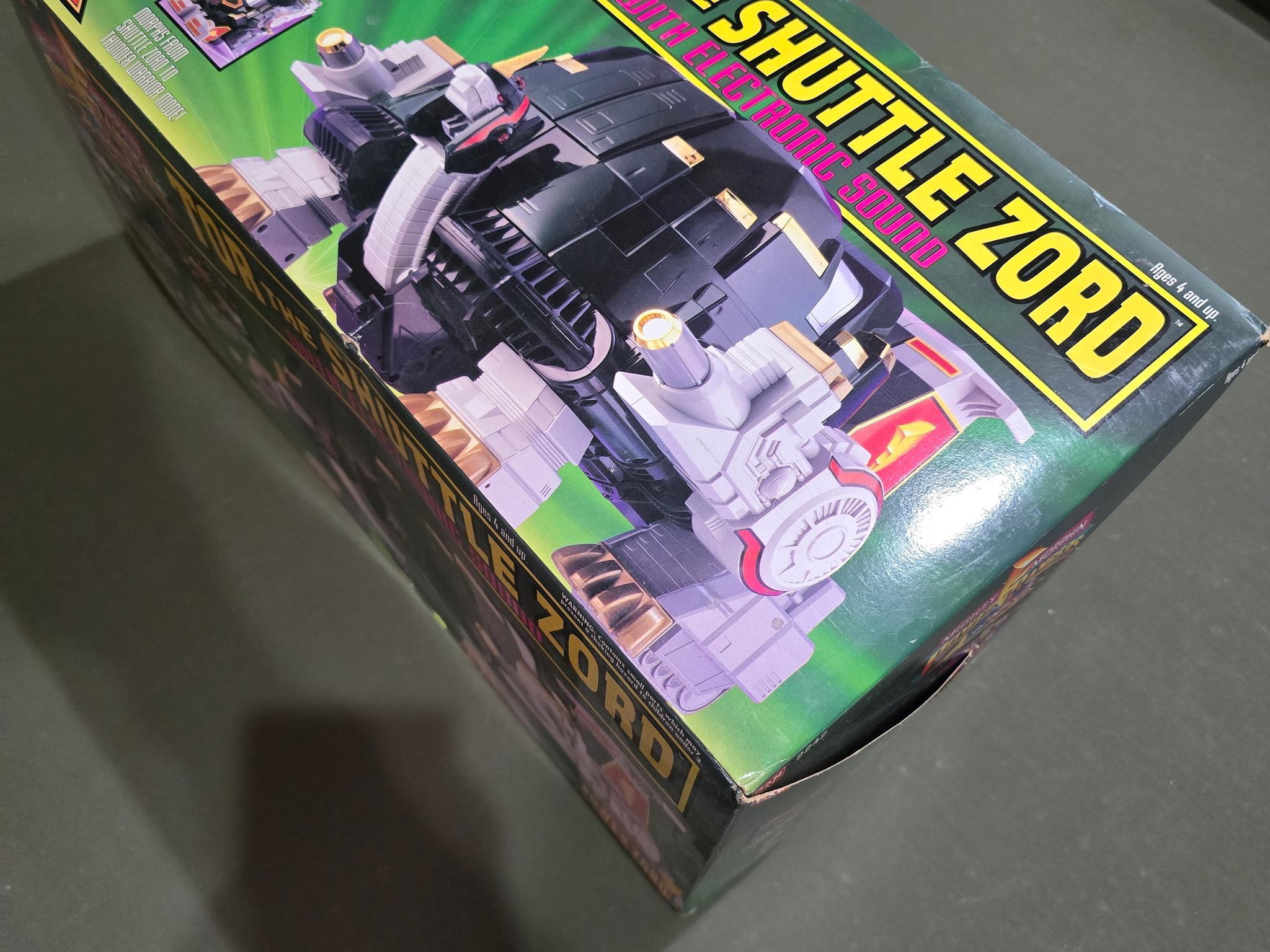 Vintage 1994 Bandai Mighty Morphin Power Rangers Tor The Shuttle Zord new open box
