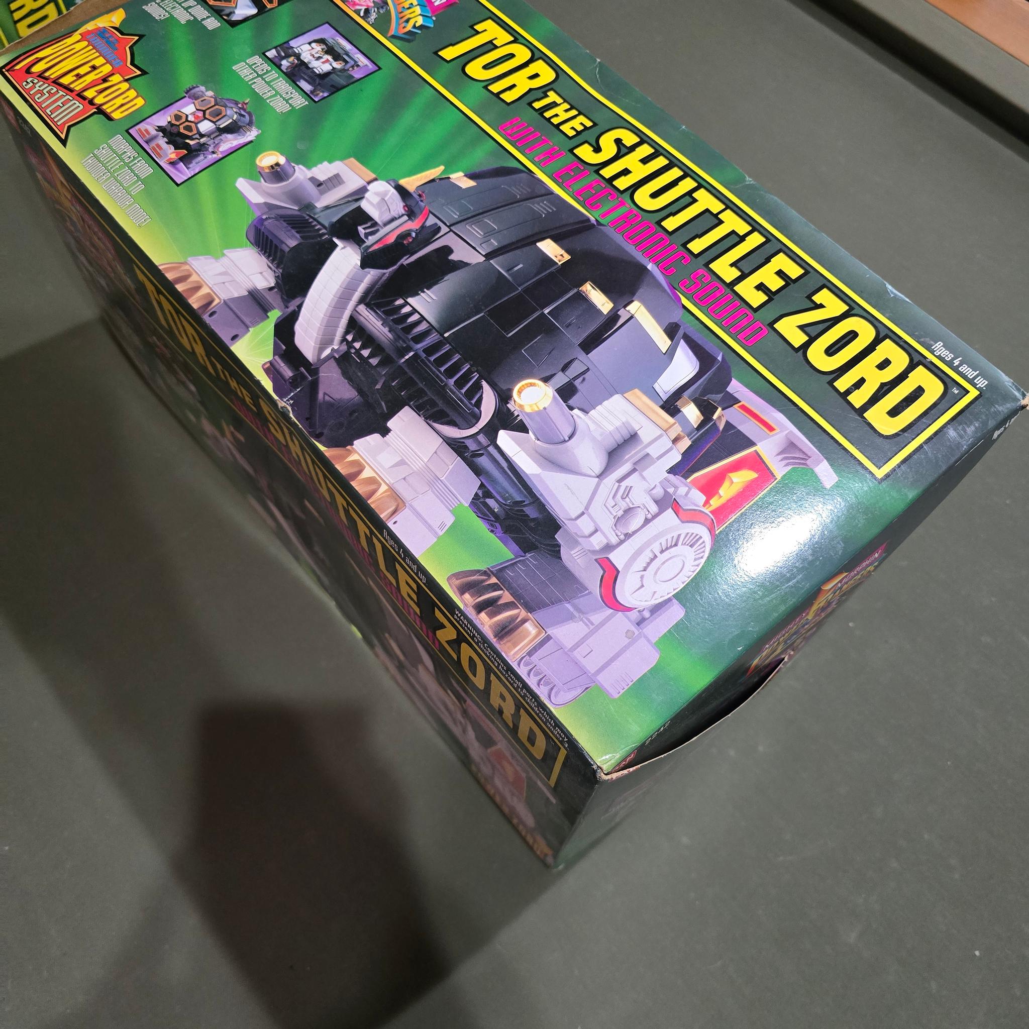 Vintage 1994 Bandai Mighty Morphin Power Rangers Tor The Shuttle Zord new open box