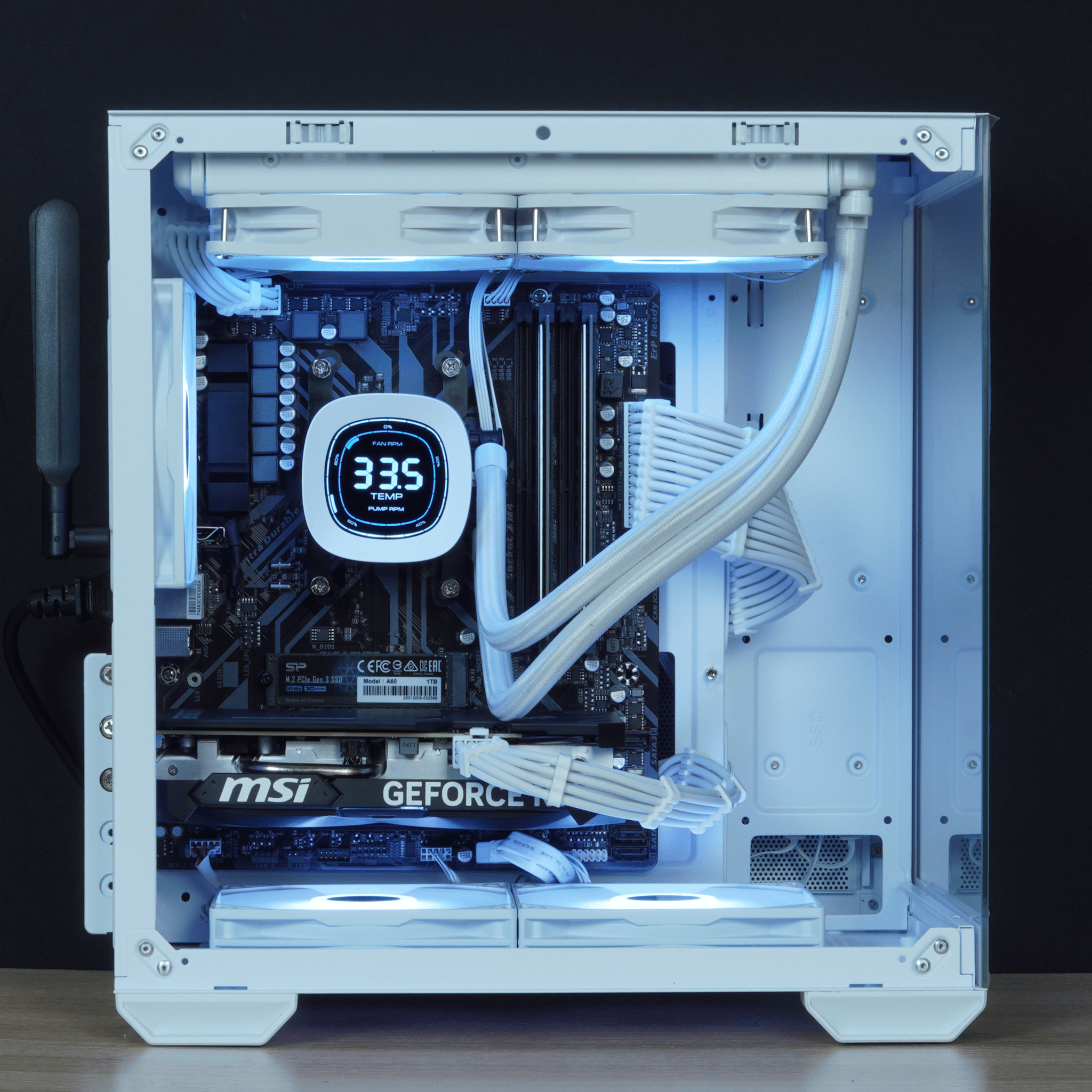 🪽HALO🪽RTX 4060 Ti, Ryzen 5 5500, 32GB DDR4 RAM, 1TB SSD w/ Wifi |1440p Gaming PC|