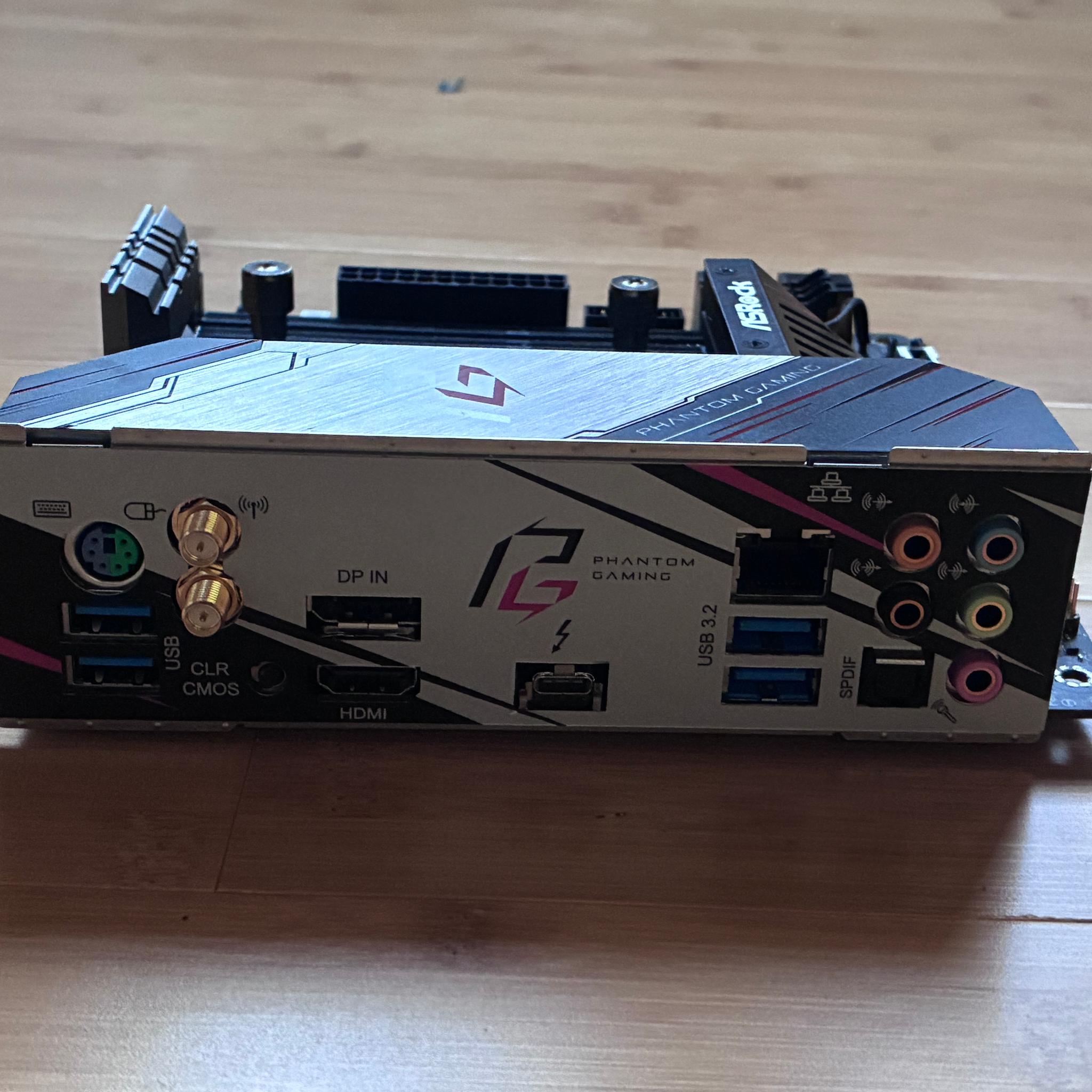 AM4 ASRock X570 mini ITX motherboard, good condition.