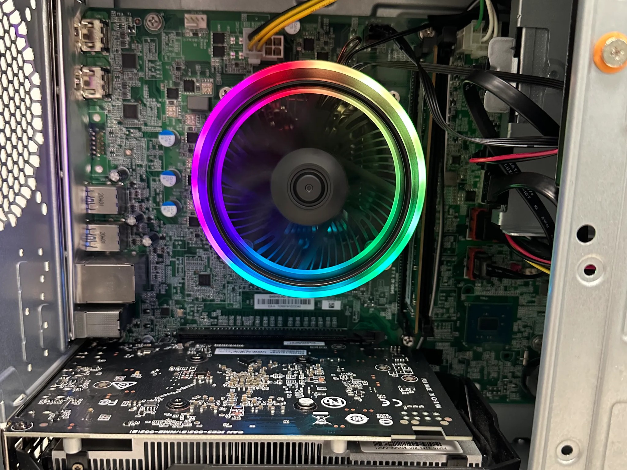 Sleeper RTX RGB Gaming PC RTX 3050 10th gen Intel 16GB RAM 1TB NVMe SSD + HDD