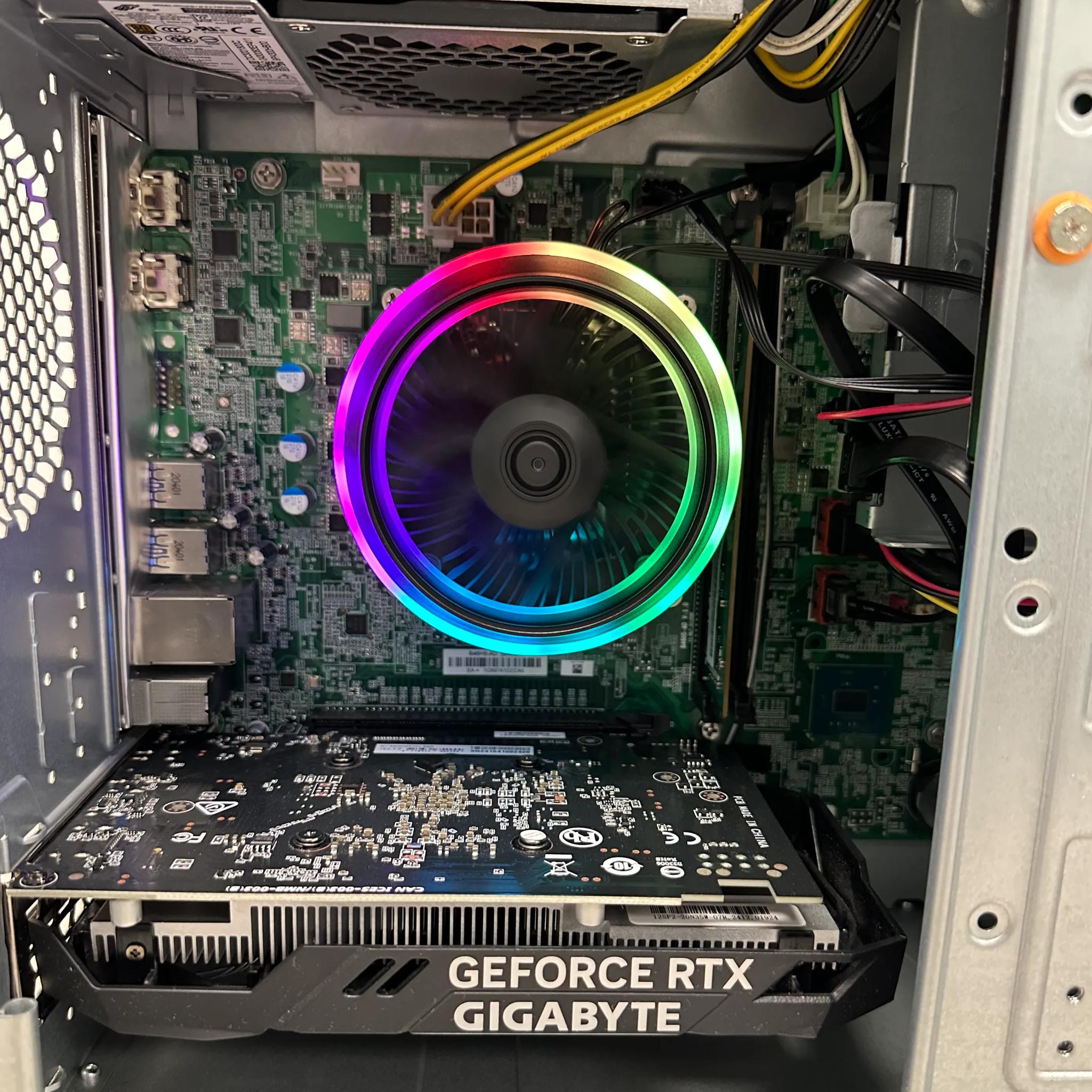 Sleeper RTX RGB Gaming PC RTX 3050 10th gen Intel 16GB RAM 1TB NVMe SSD + HDD