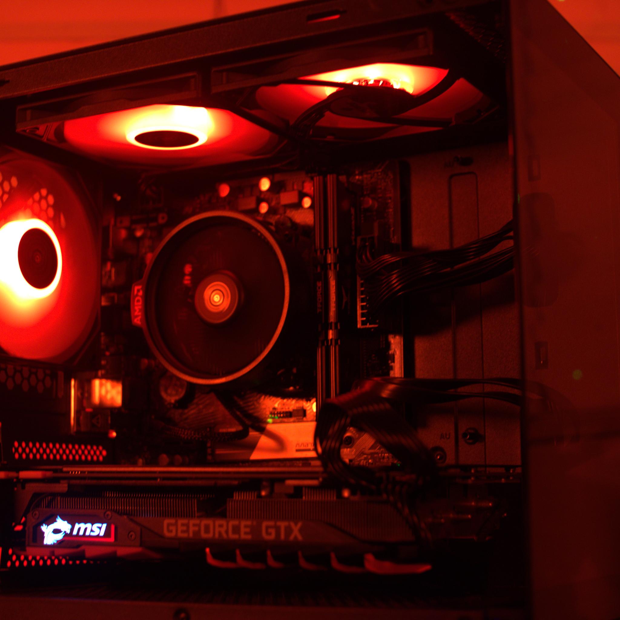 Ryzen 5 3600 & MSI 1080 Ti Custom Gaming PC - Red Samurai 🥷🏻🔴