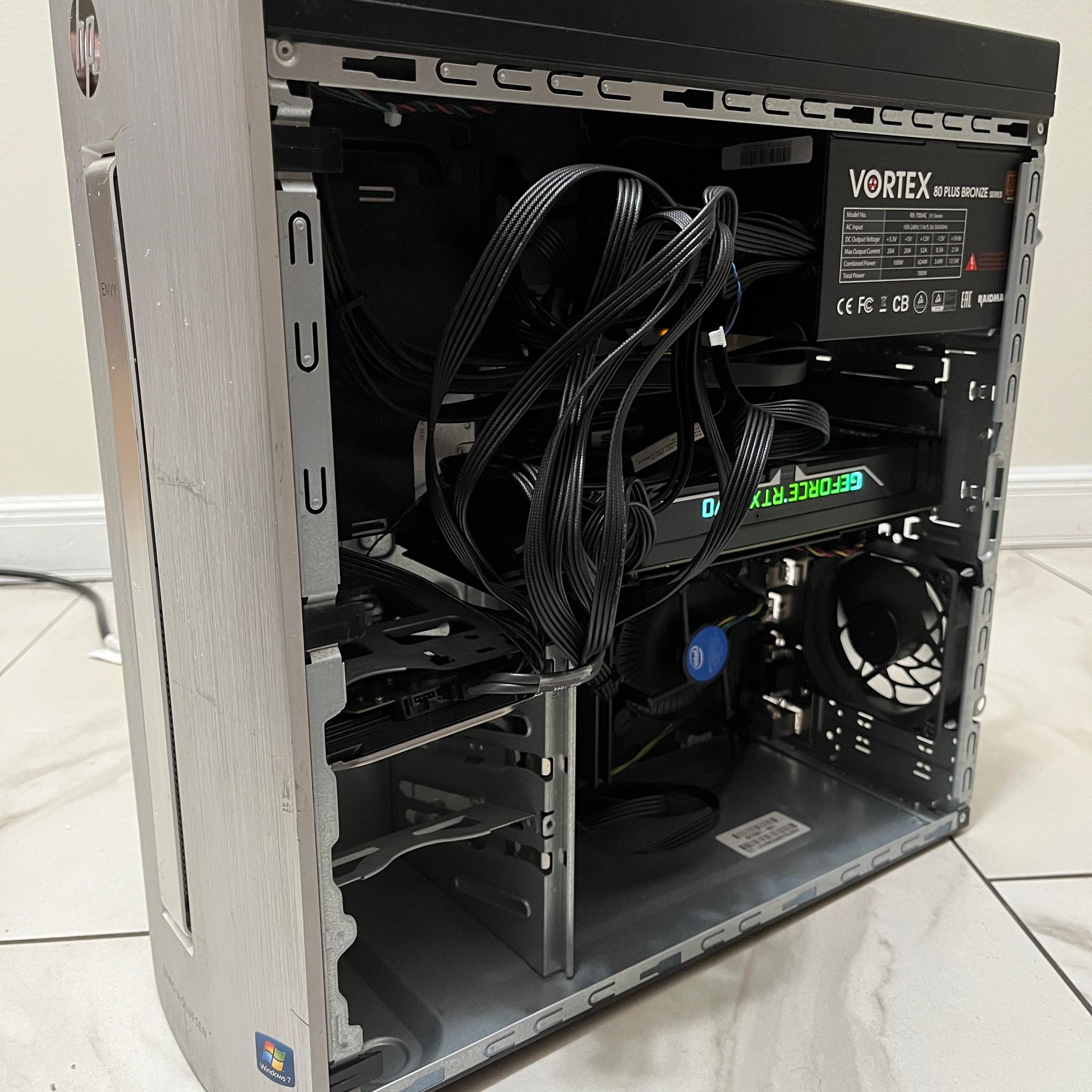 NVIDIA RTX 2070, Intel Core i5-8400, 16GB RAM, 756GB Storage, HP Sleeper Gaming PC w/ Wi-Fi & BT