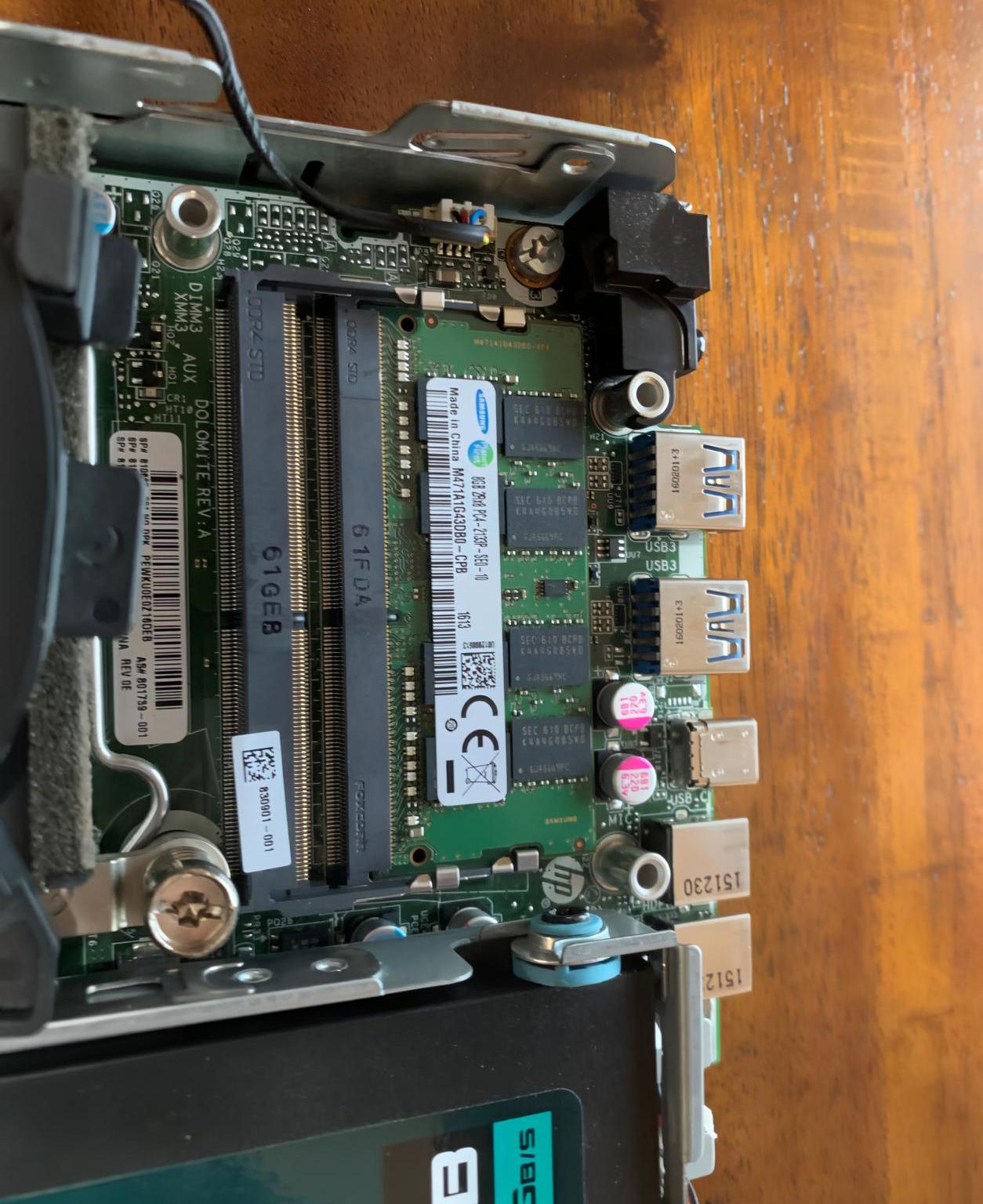 SFF HP EliteDesk 800G2 i7-6700T | Home/Office/Media server pc *Banana for scale*